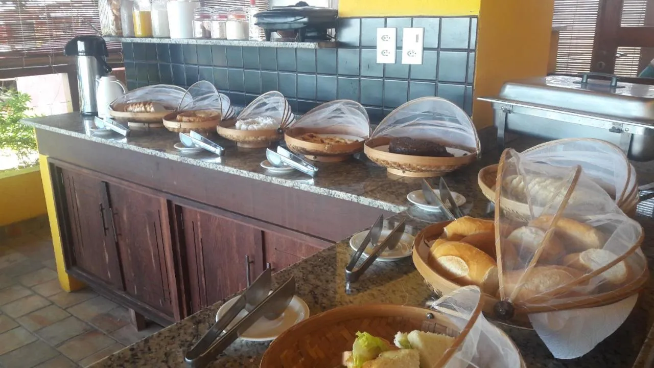 Buffet breakfast in Pousada Funny