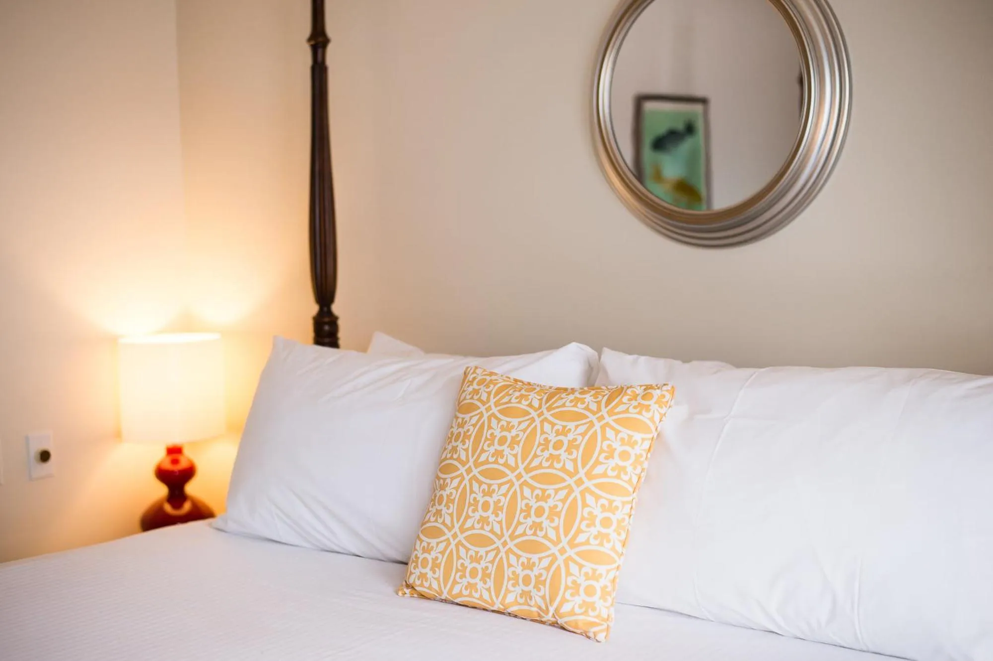 Bed in Salt Shaker Deli & Inn