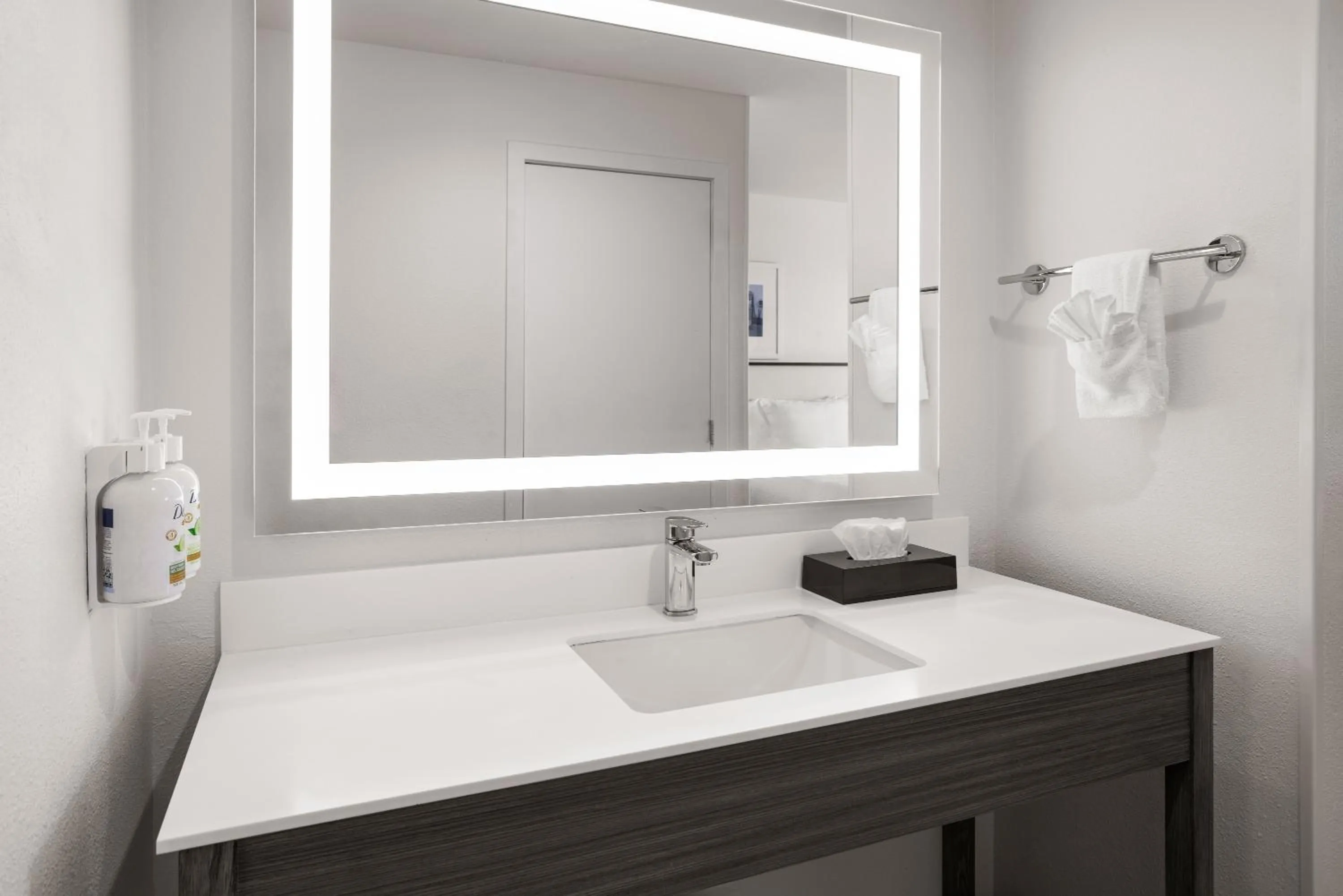 Bathroom in Ramada by Wyndham York Harrisburg Hershey