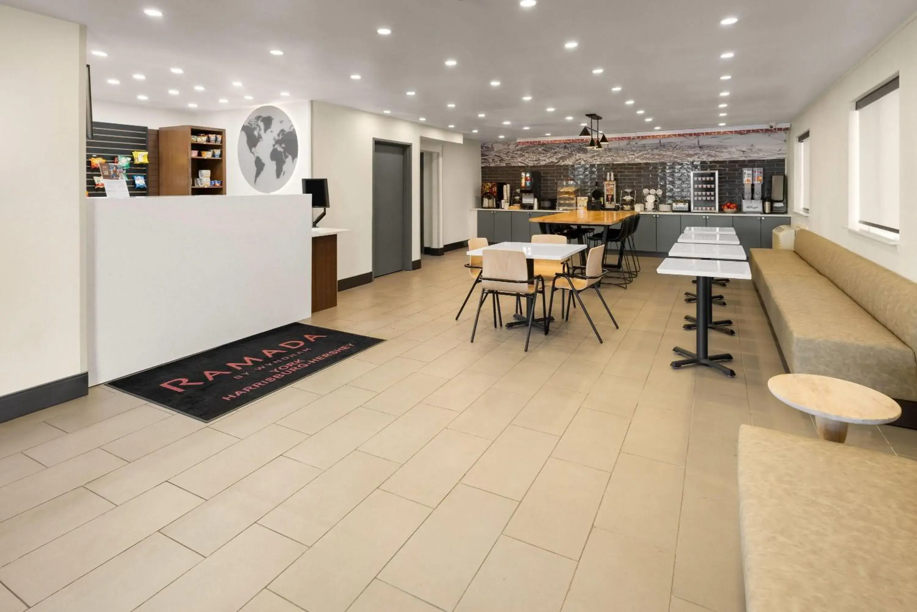 Lobby or reception in Ramada by Wyndham York Harrisburg Hershey Lobby or reception in Ramada by Wyndham York Harrisburg Hershey