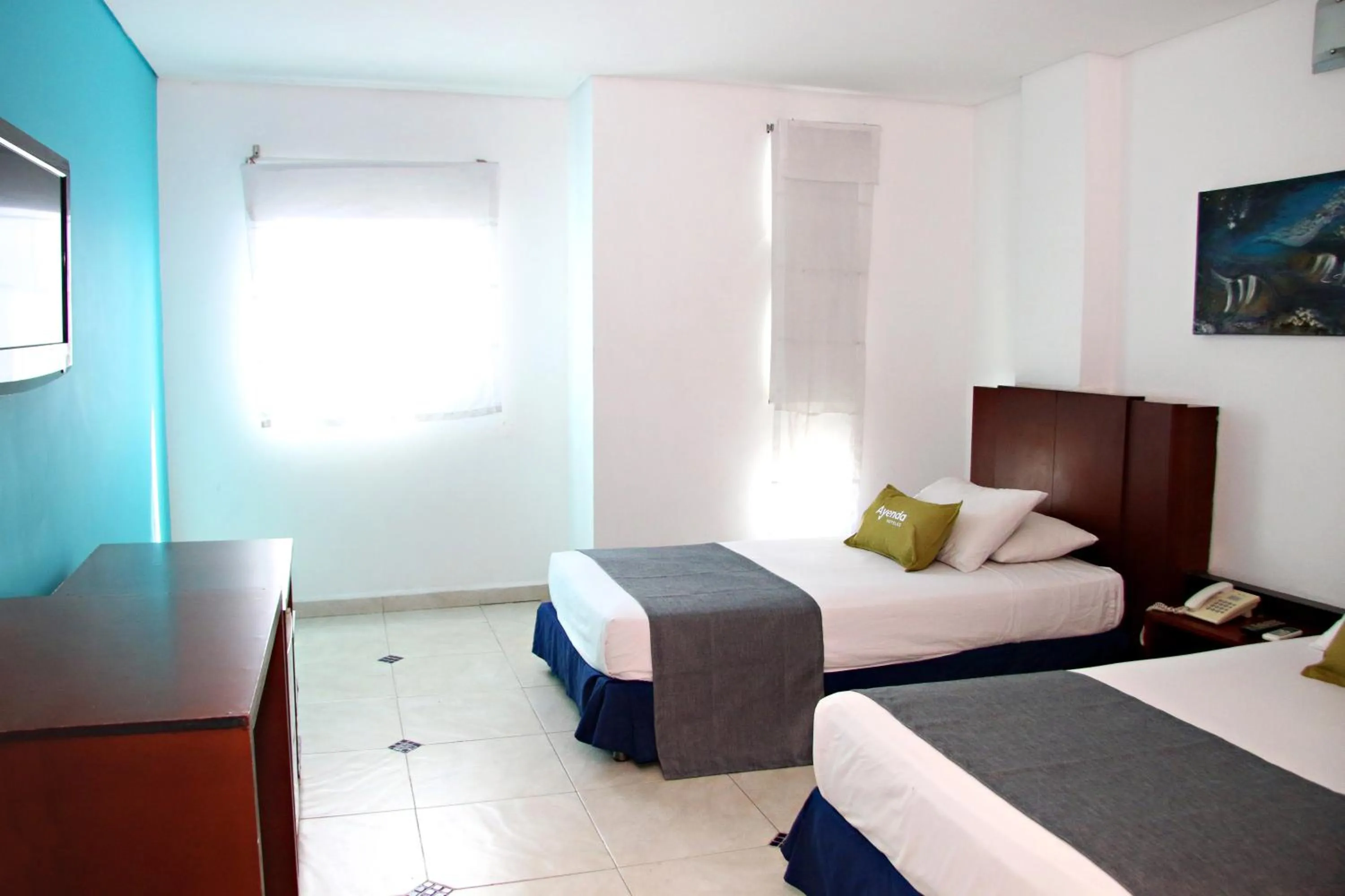 Bed in Ayenda 1801 El Oceano