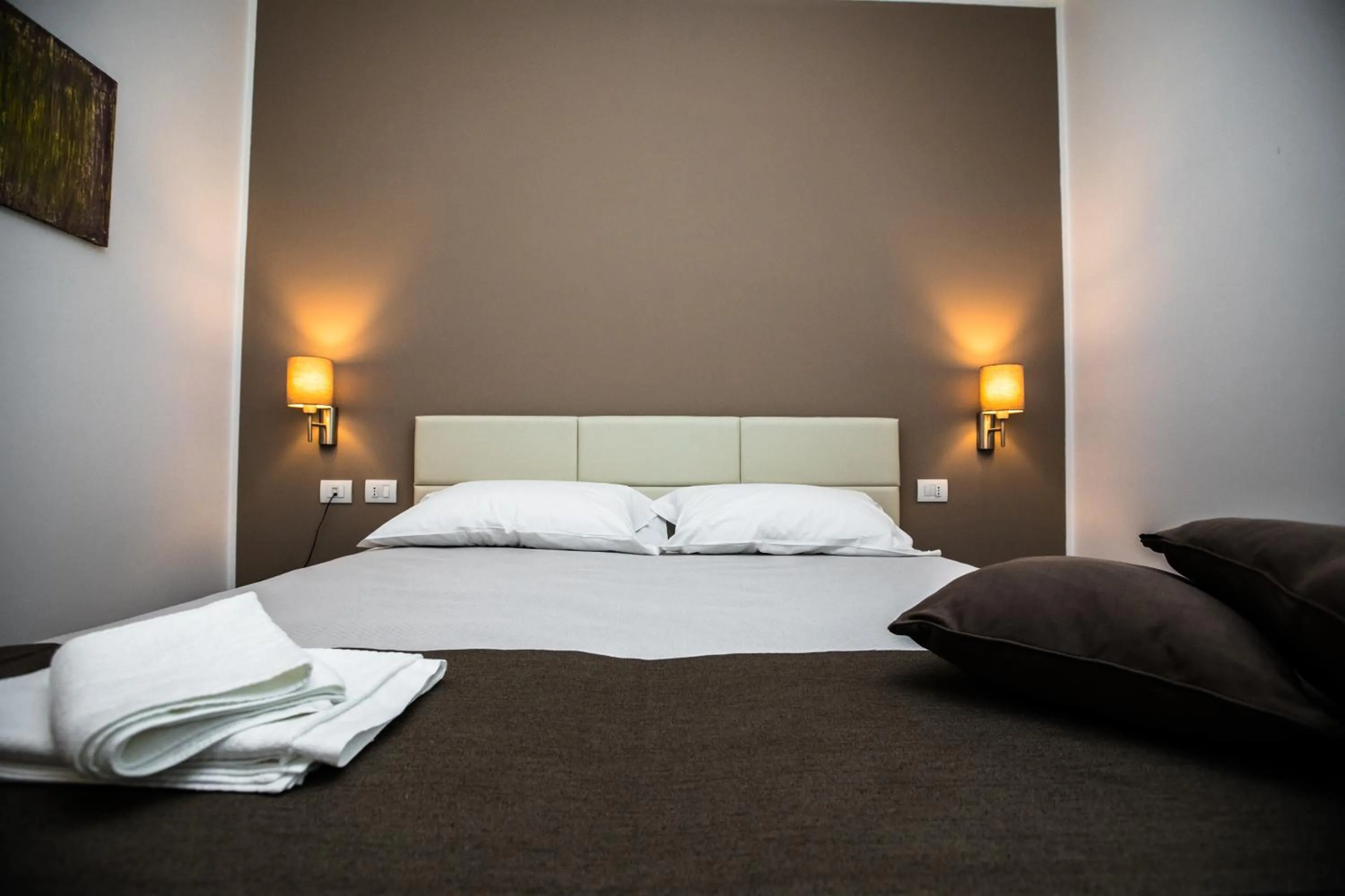 Bed in Moma Hotel Wellness & Spa