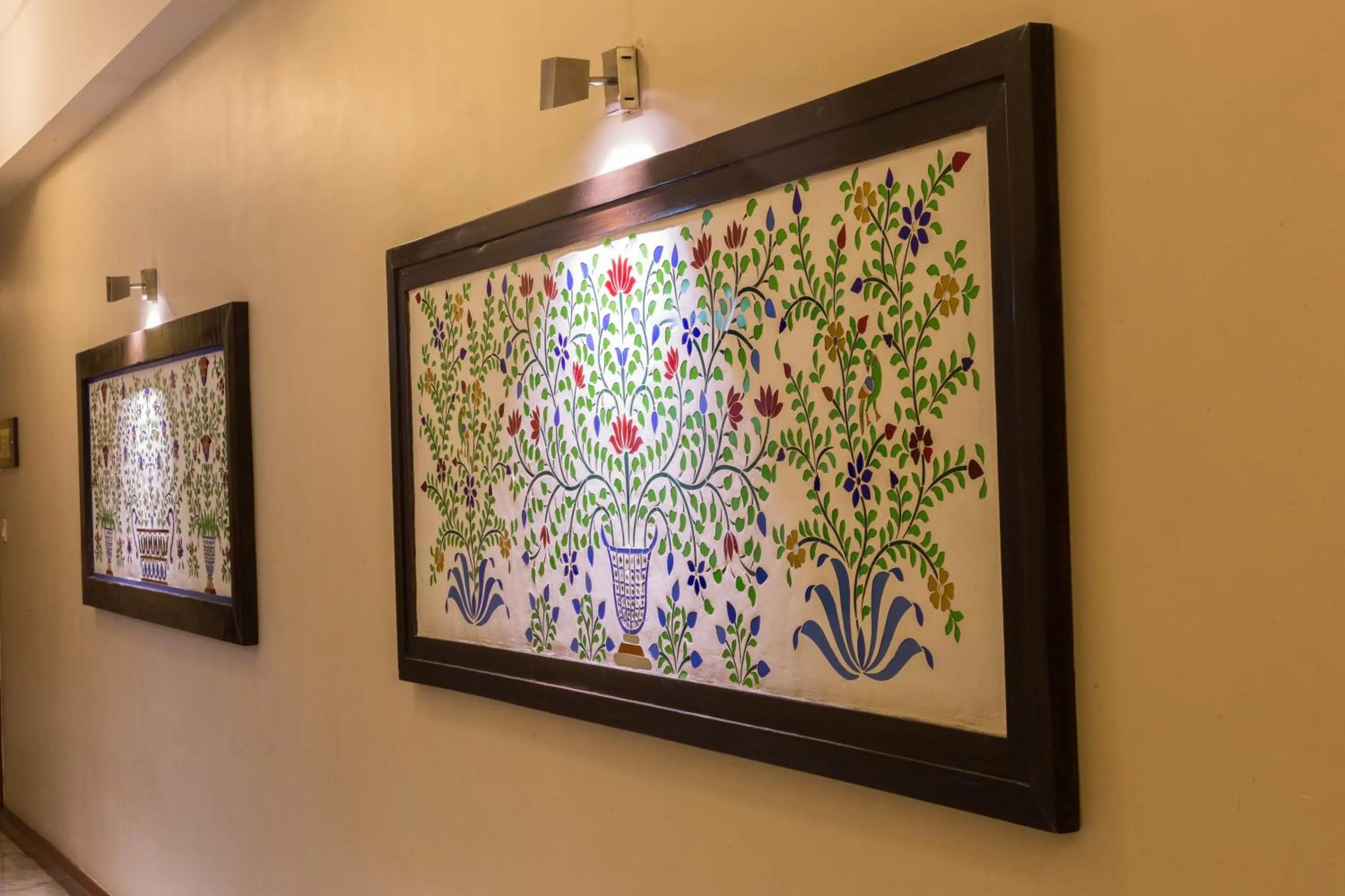 Decorative detail in Amantra Comfort Hotel