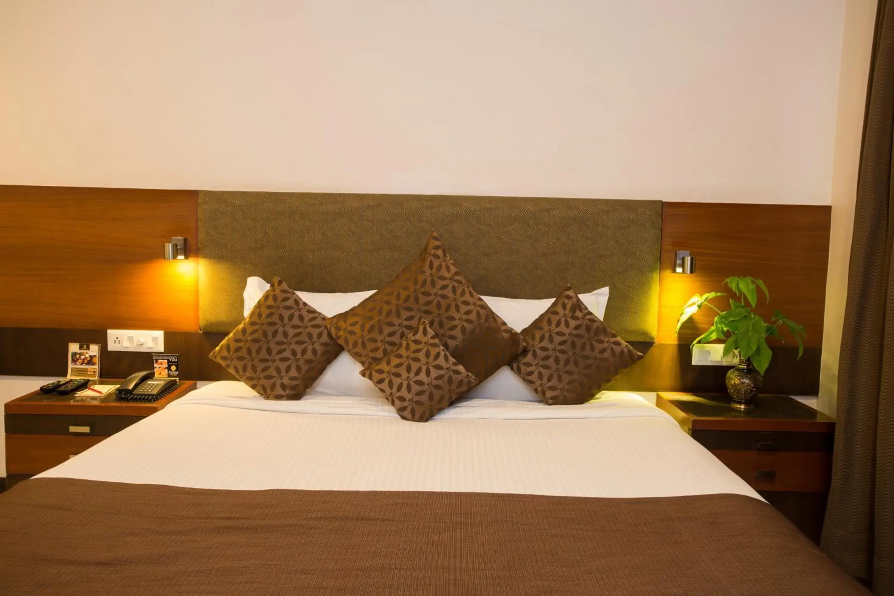 Bed in Amantra Comfort Hotel Bed in Amantra Comfort Hotel