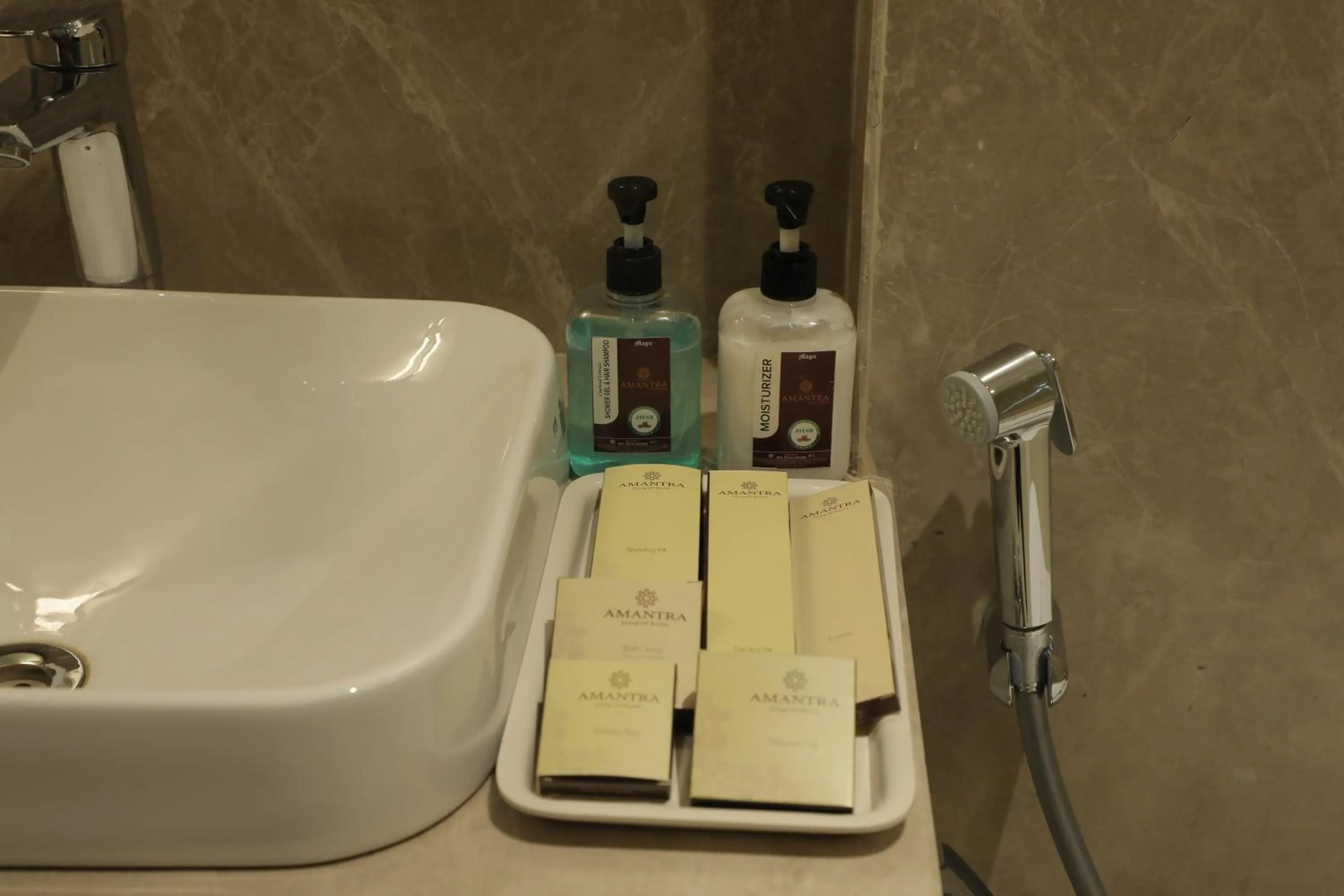 Bathroom in Amantra Comfort Hotel