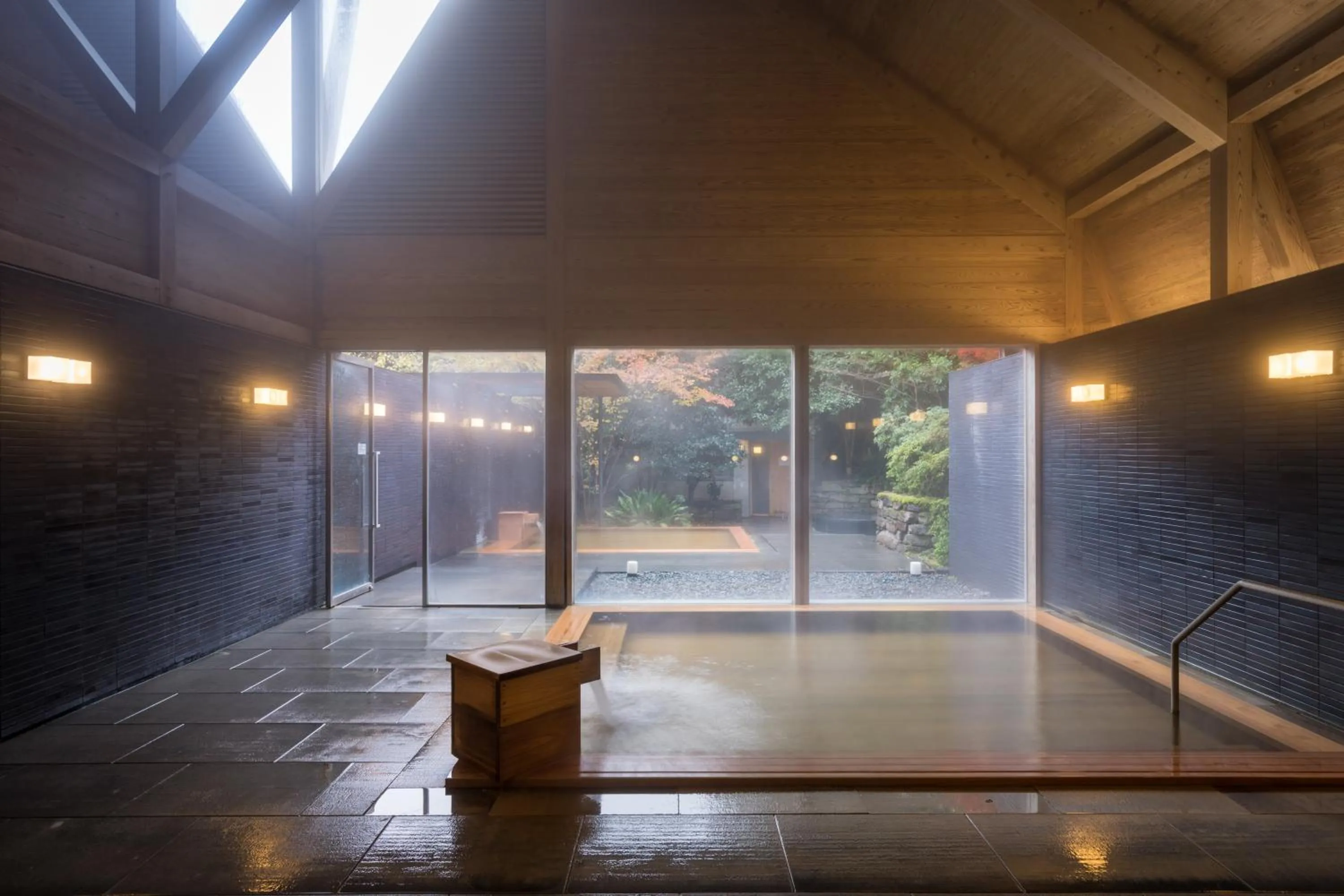 Hot Spring Bath in Wataya Besso