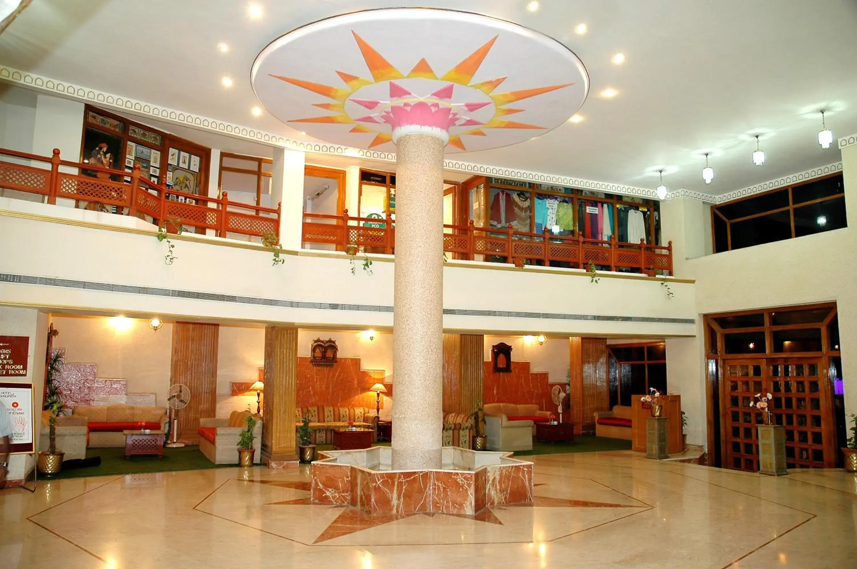 Lobby or reception in Hotel Vishnupriya Lobby or reception in Hotel Vishnupriya