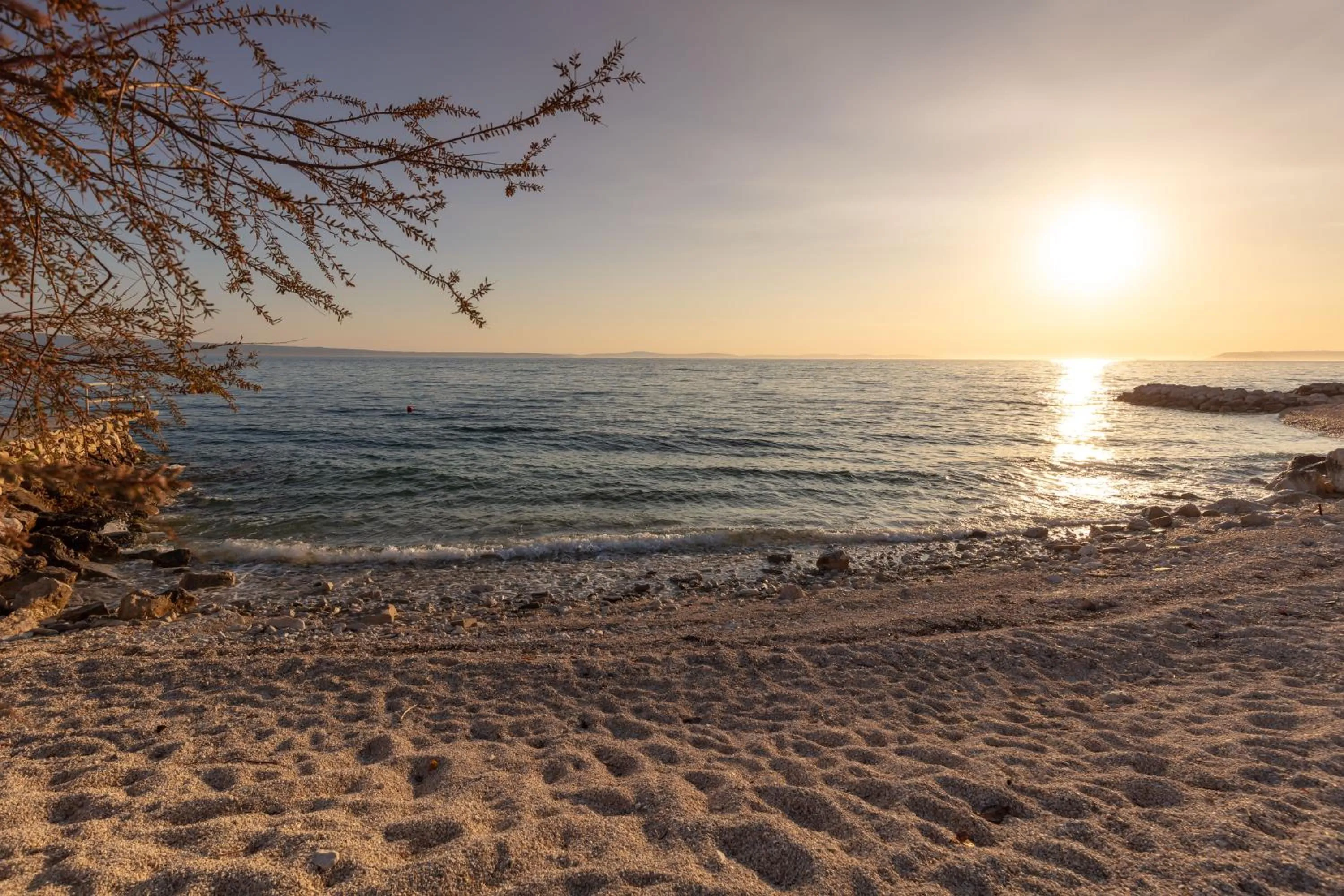 Beach in Luxury Villa Karla
