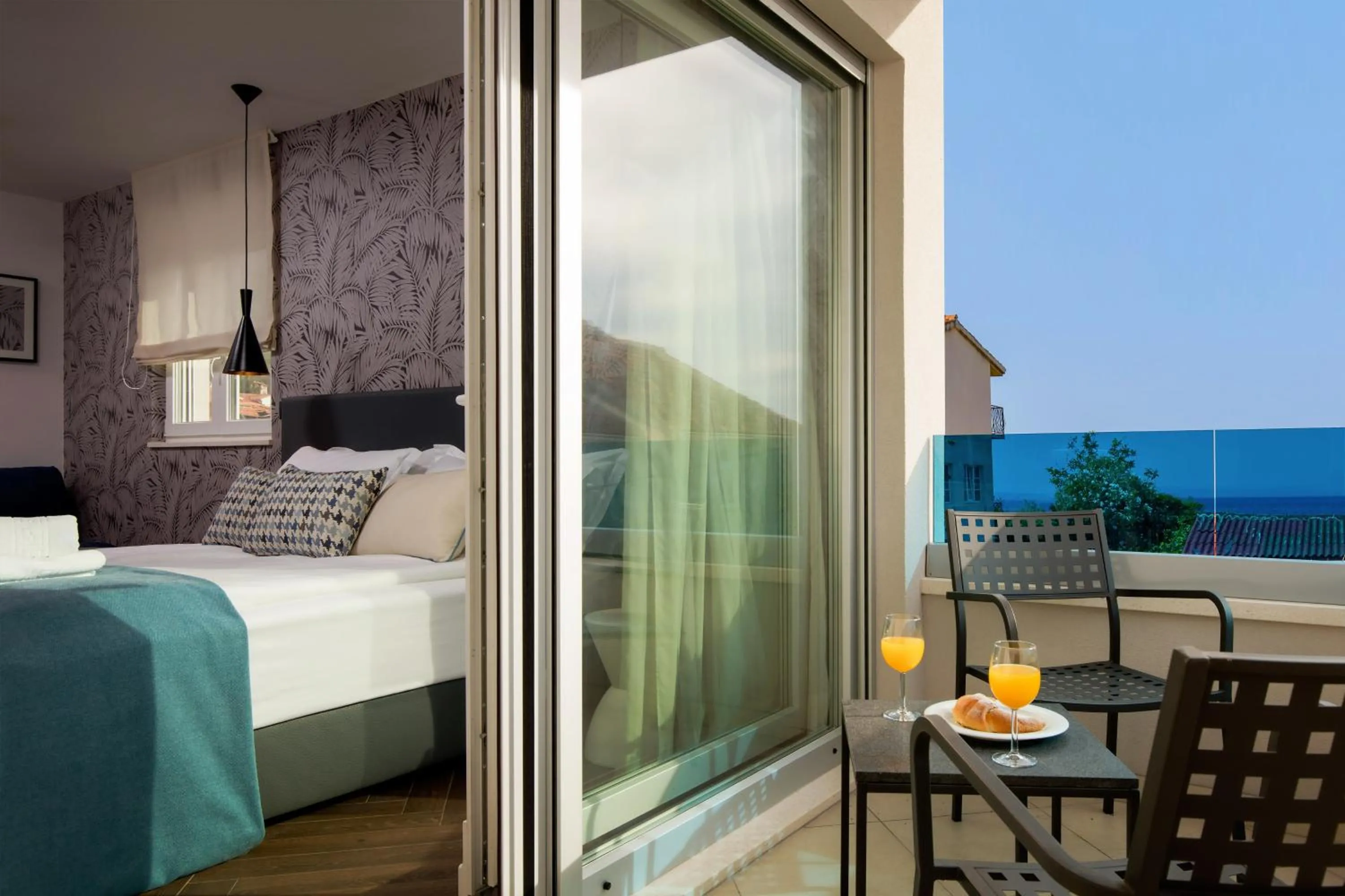 Bed in Luxury Villa Karla