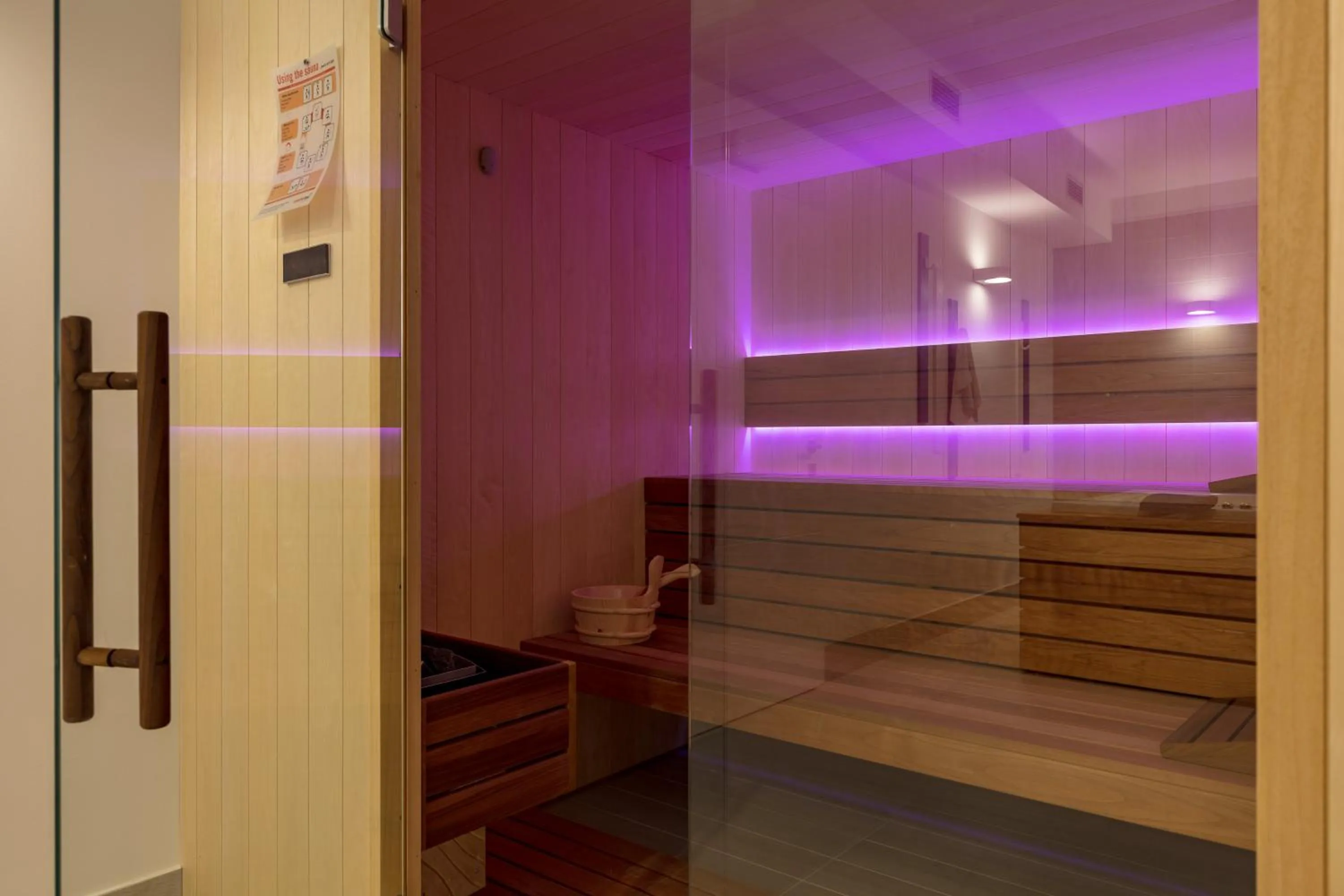 Sauna in Luxury Villa Karla