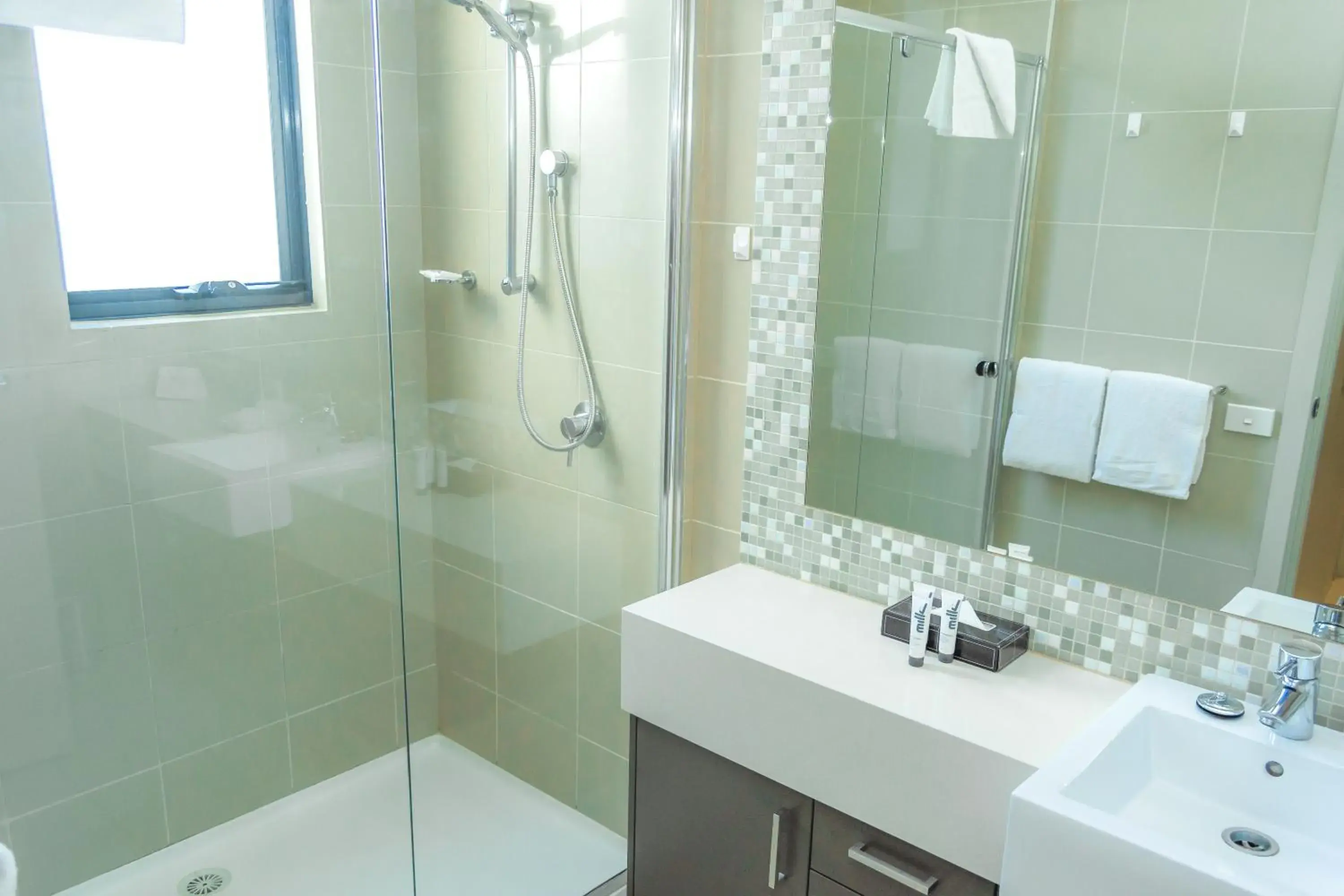 Bathroom in Quest Glen Waverley Bathroom in Quest Glen Waverley