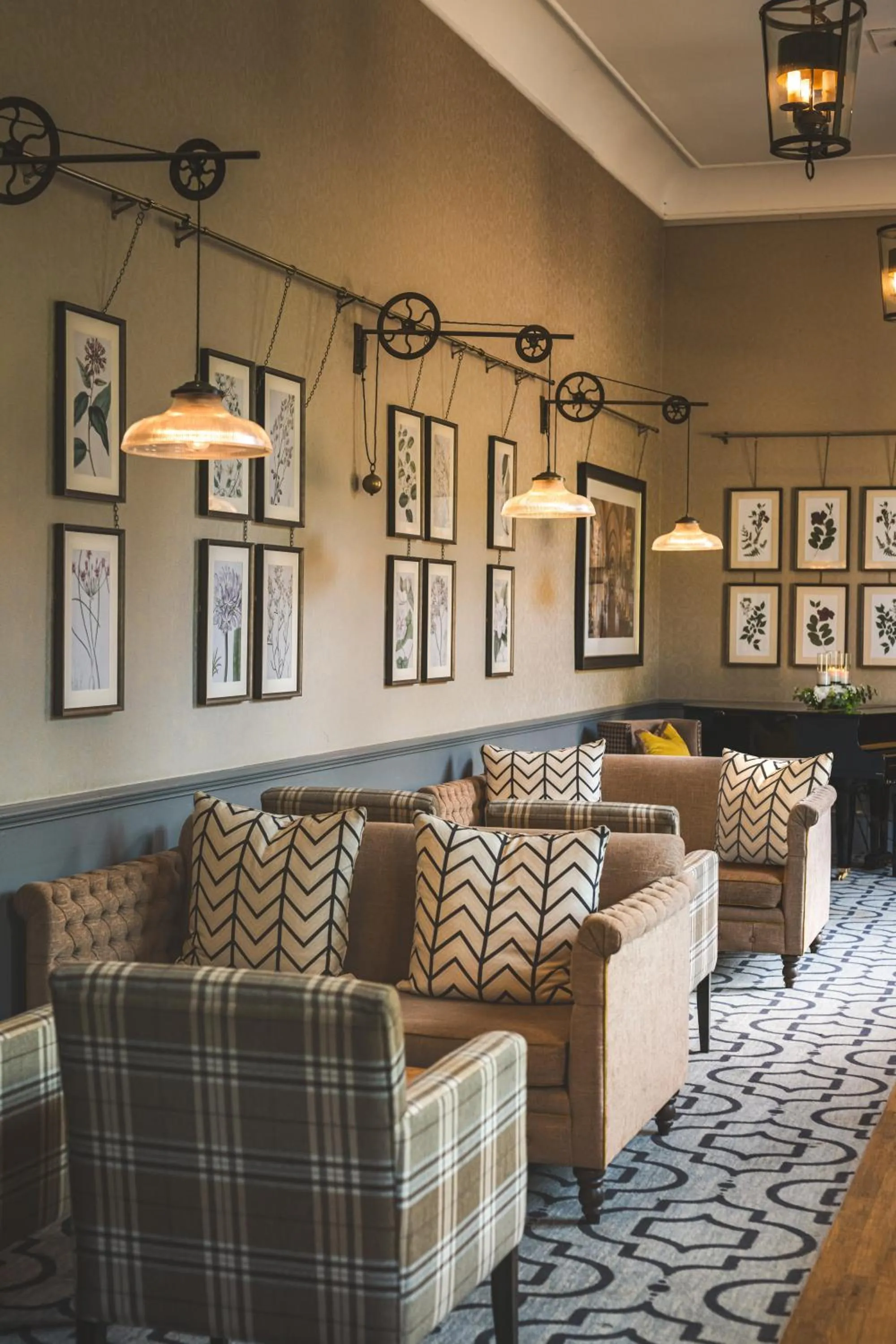 Seating area in Wotton House