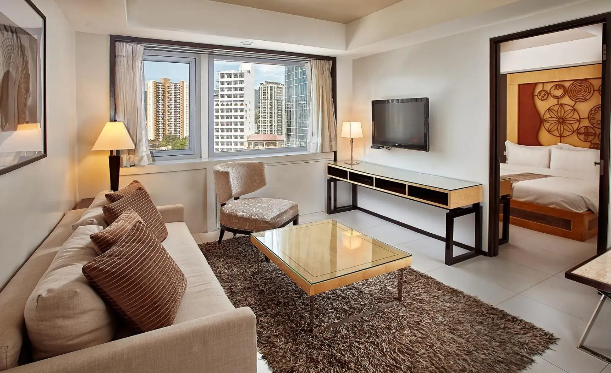 Living room, Bed in Quest Hotel & Conference Center Cebu Living room, Bed in Quest Hotel & Conference Center Cebu