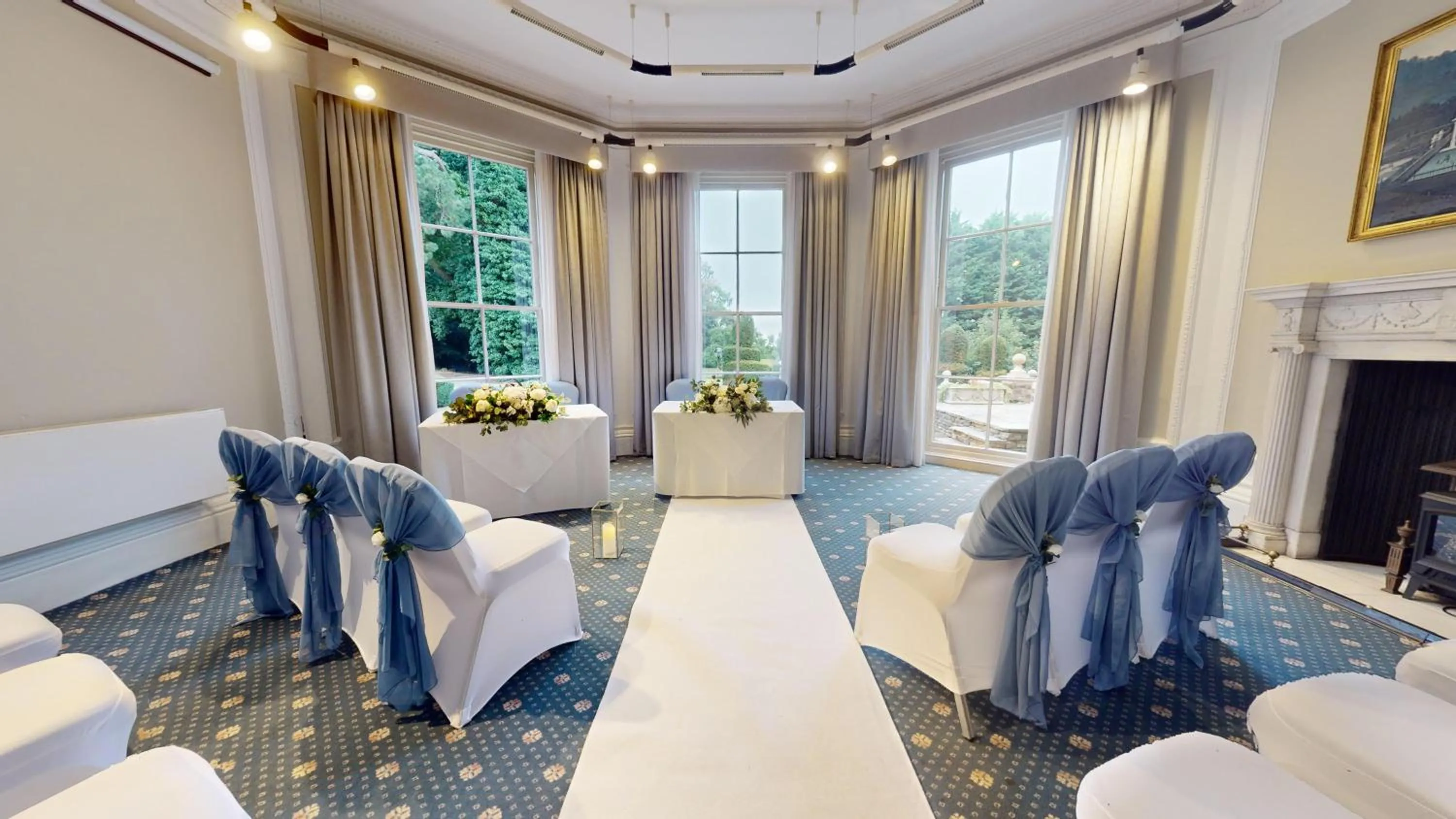 wedding in Sedgebrook Hall