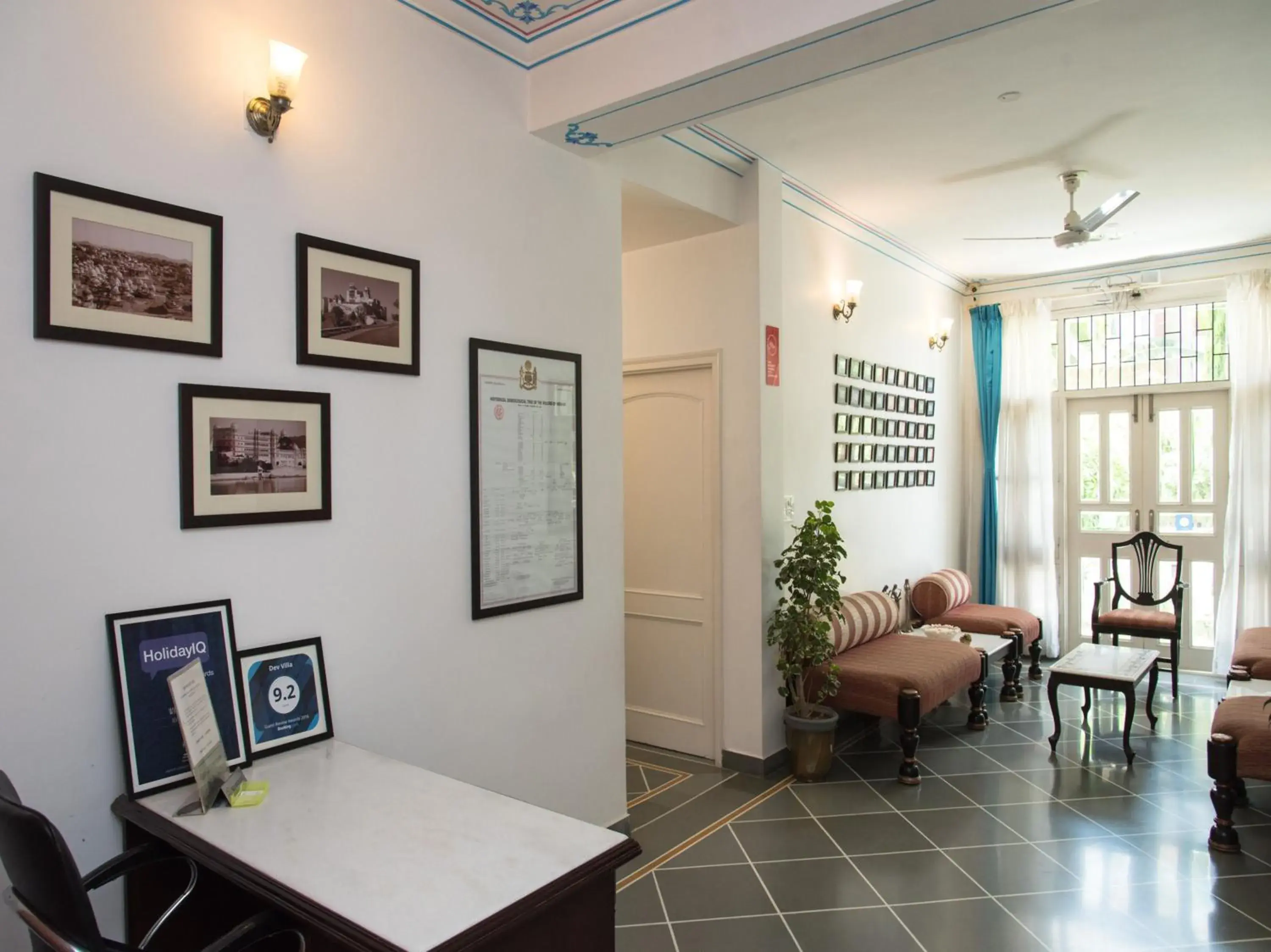 Lobby or reception in Shahpura Dev Villa Lobby or reception in Shahpura Dev Villa