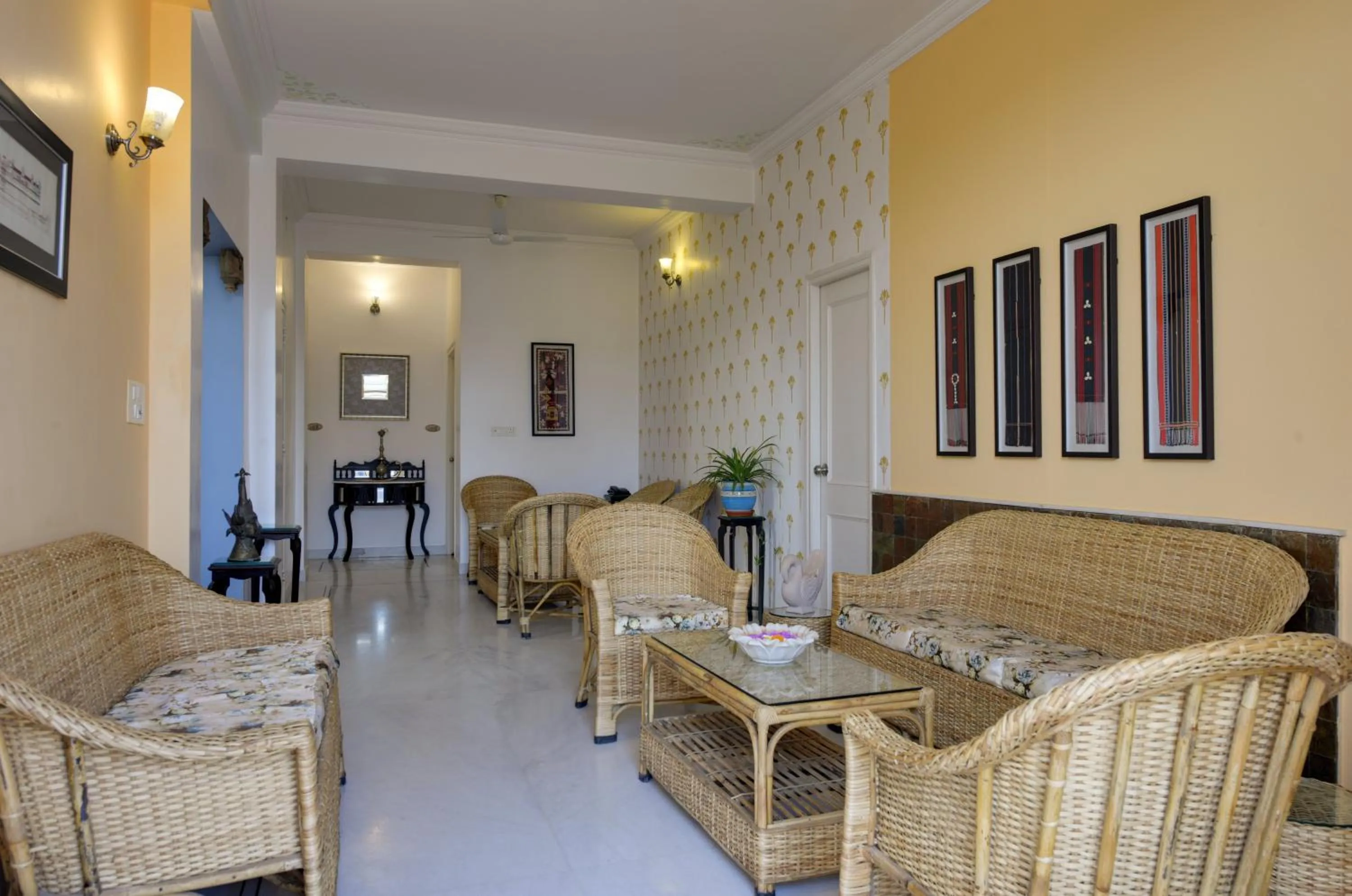 Seating area in Shahpura Dev Villa