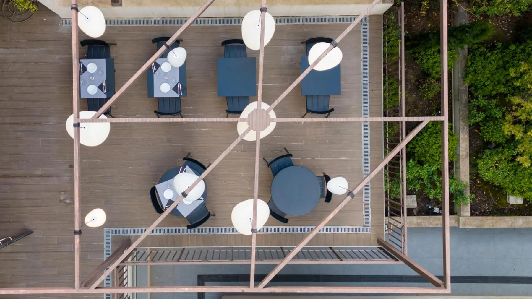Patio in Nemea Appart Hotel Cannes Palais