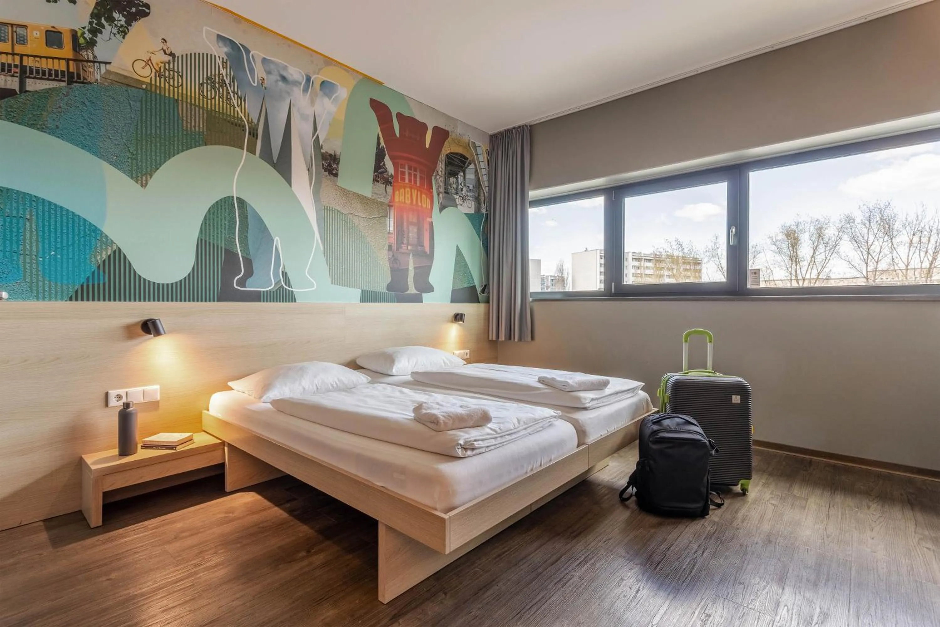 Bedroom, Bed in MEININGER Hotel Berlin Airport