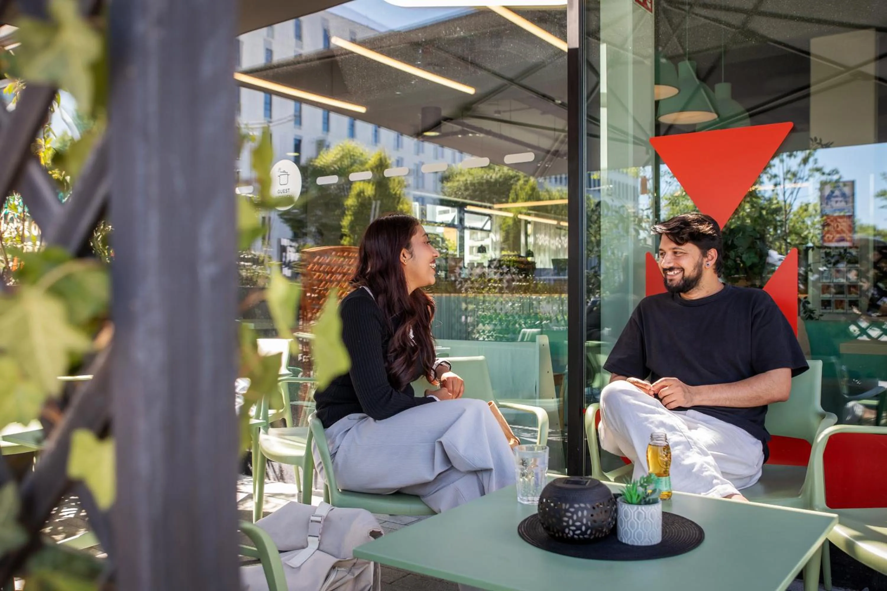 Patio in MEININGER Hotel Berlin Airport
