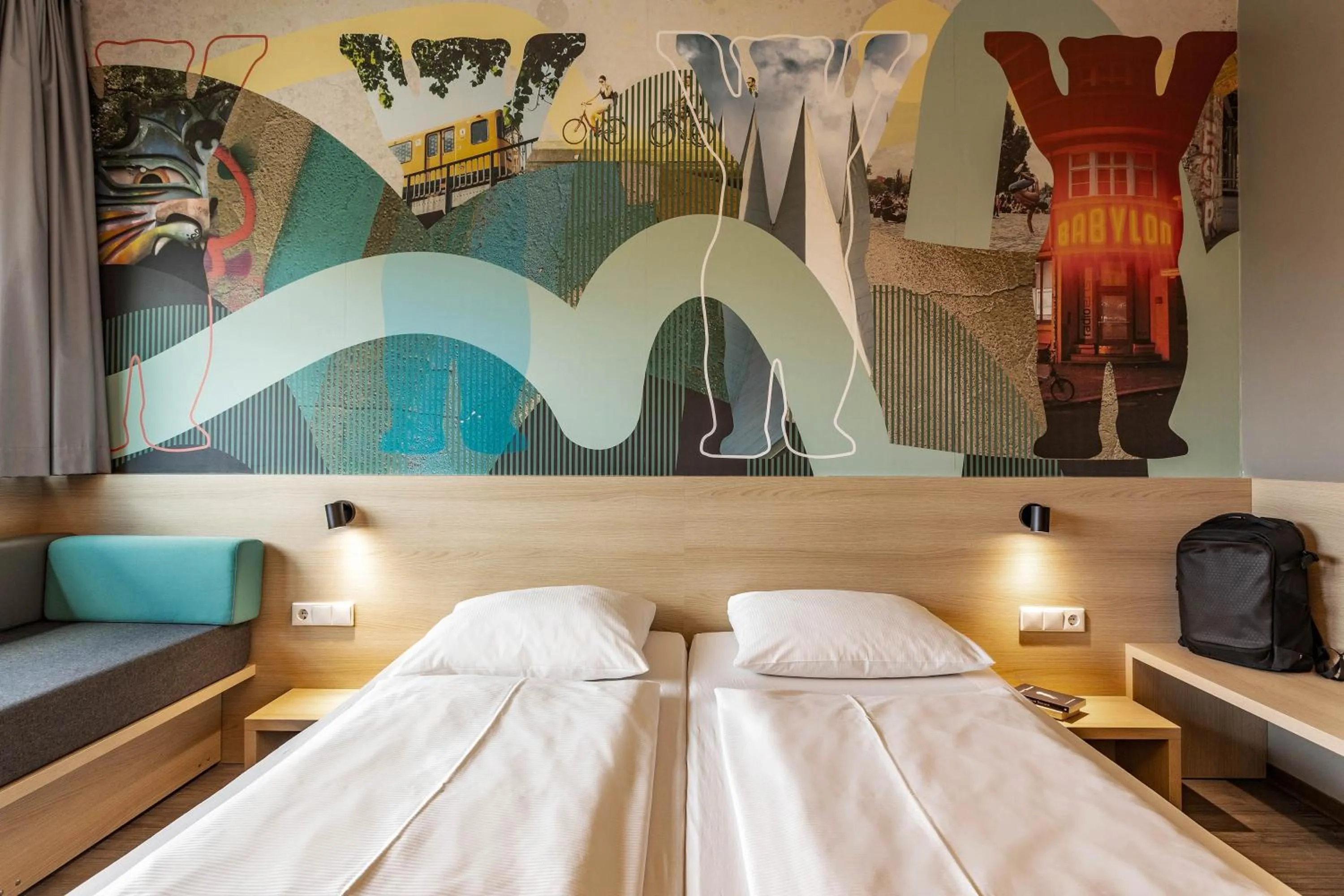 Bedroom, Bed in MEININGER Hotel Berlin Airport