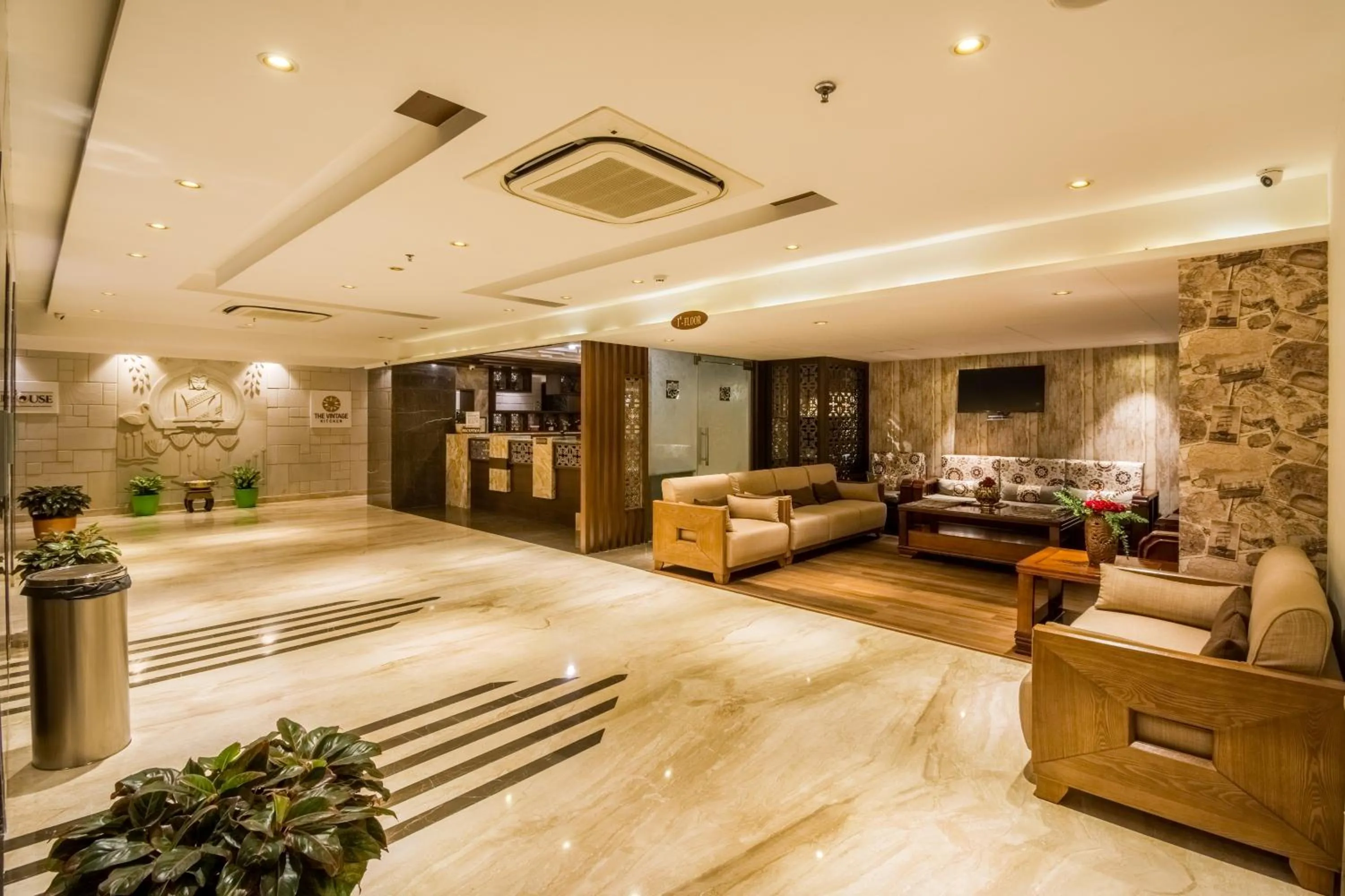 Lobby or reception in The Capital Hotel