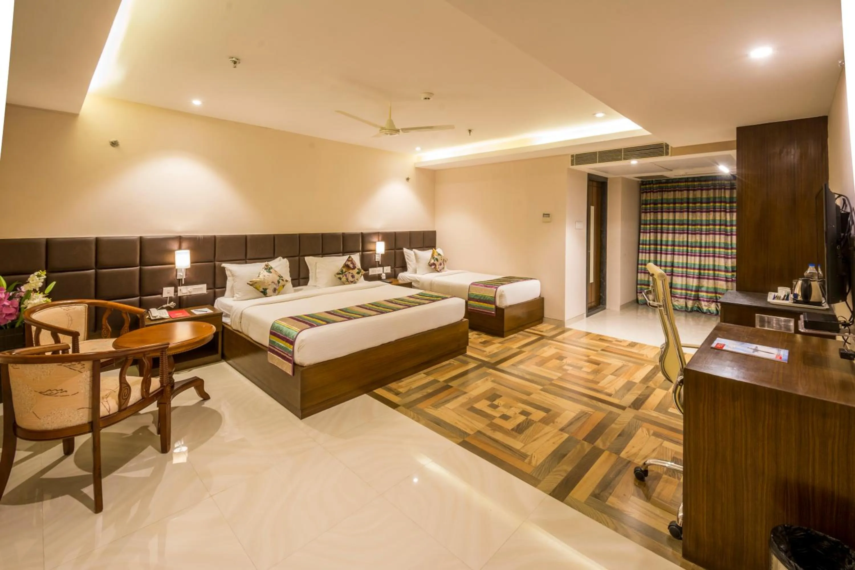 View (from property/room), Bed in The Capital Hotel