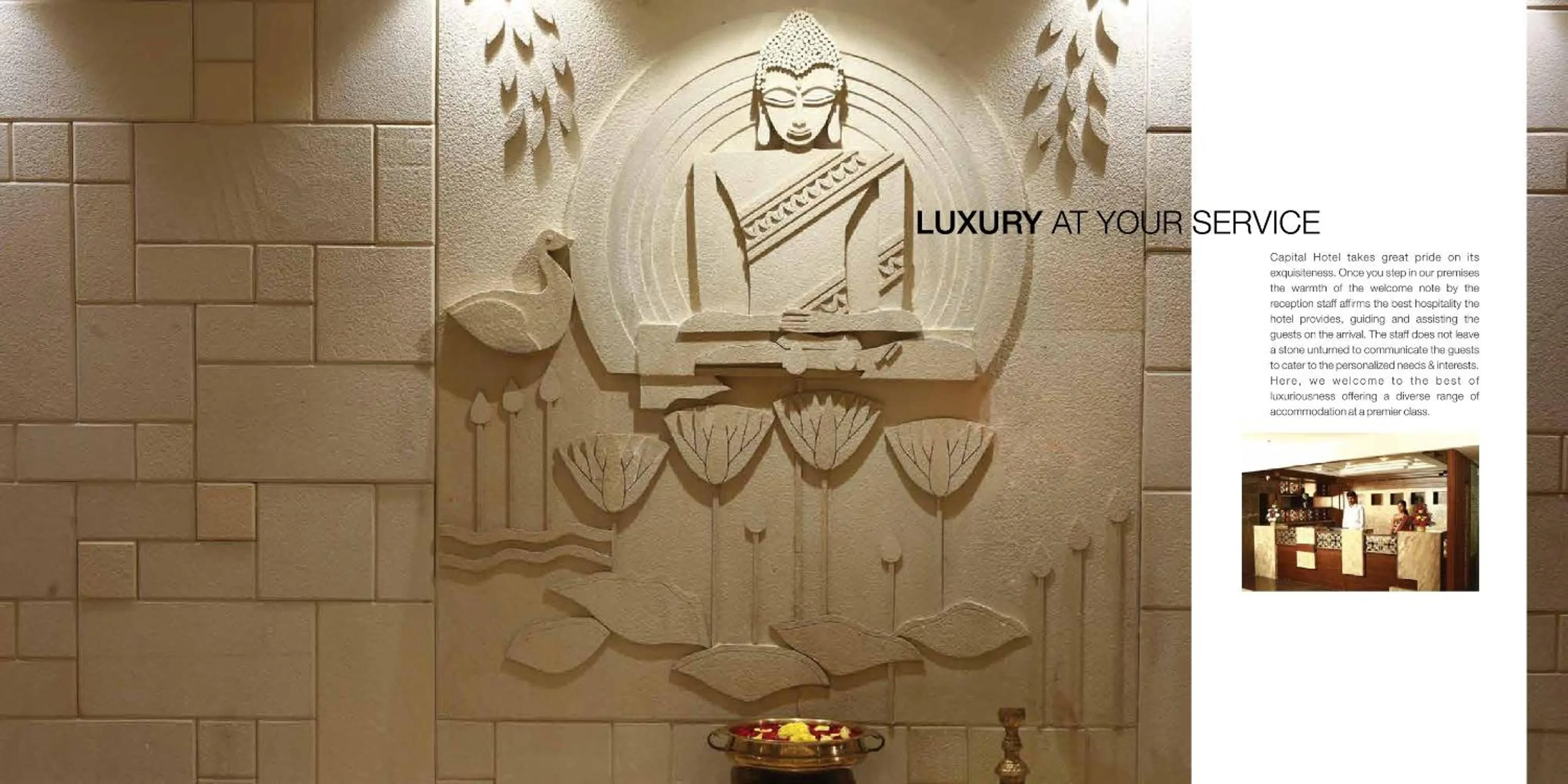 Facade/entrance in The Capital Hotel