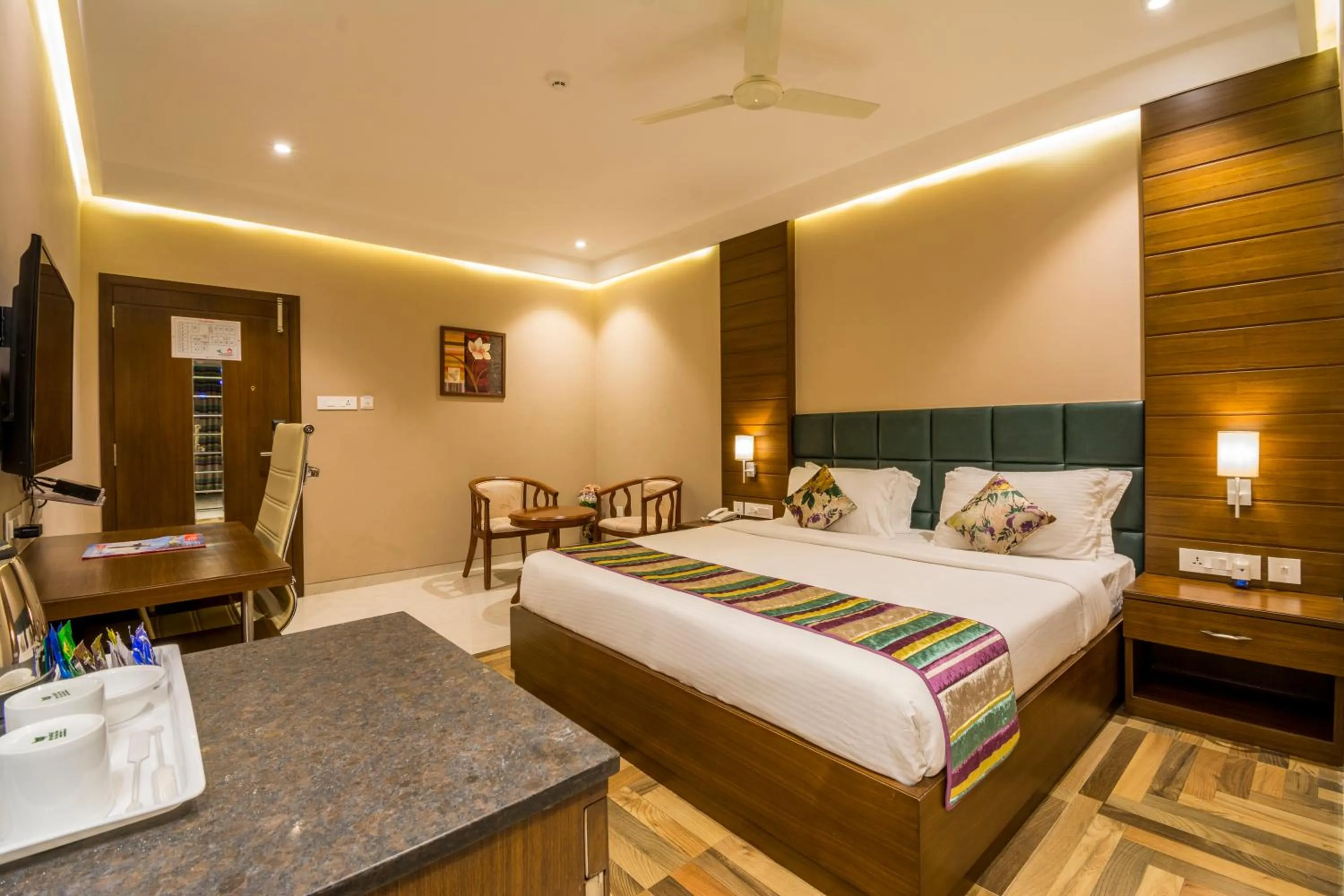 View (from property/room), Bed in The Capital Hotel