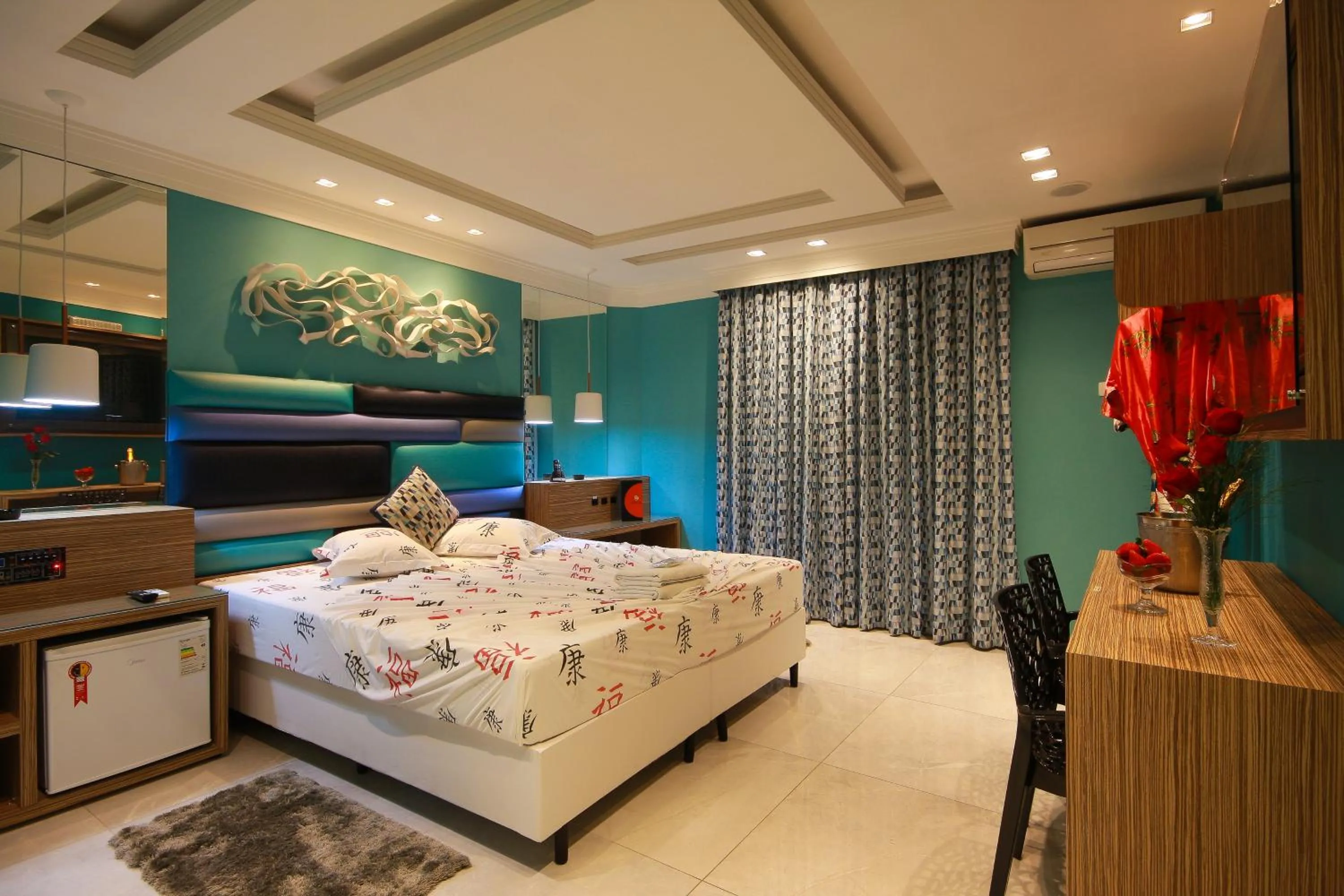 Bed in Glória Plaza Hotel (Adults Only)