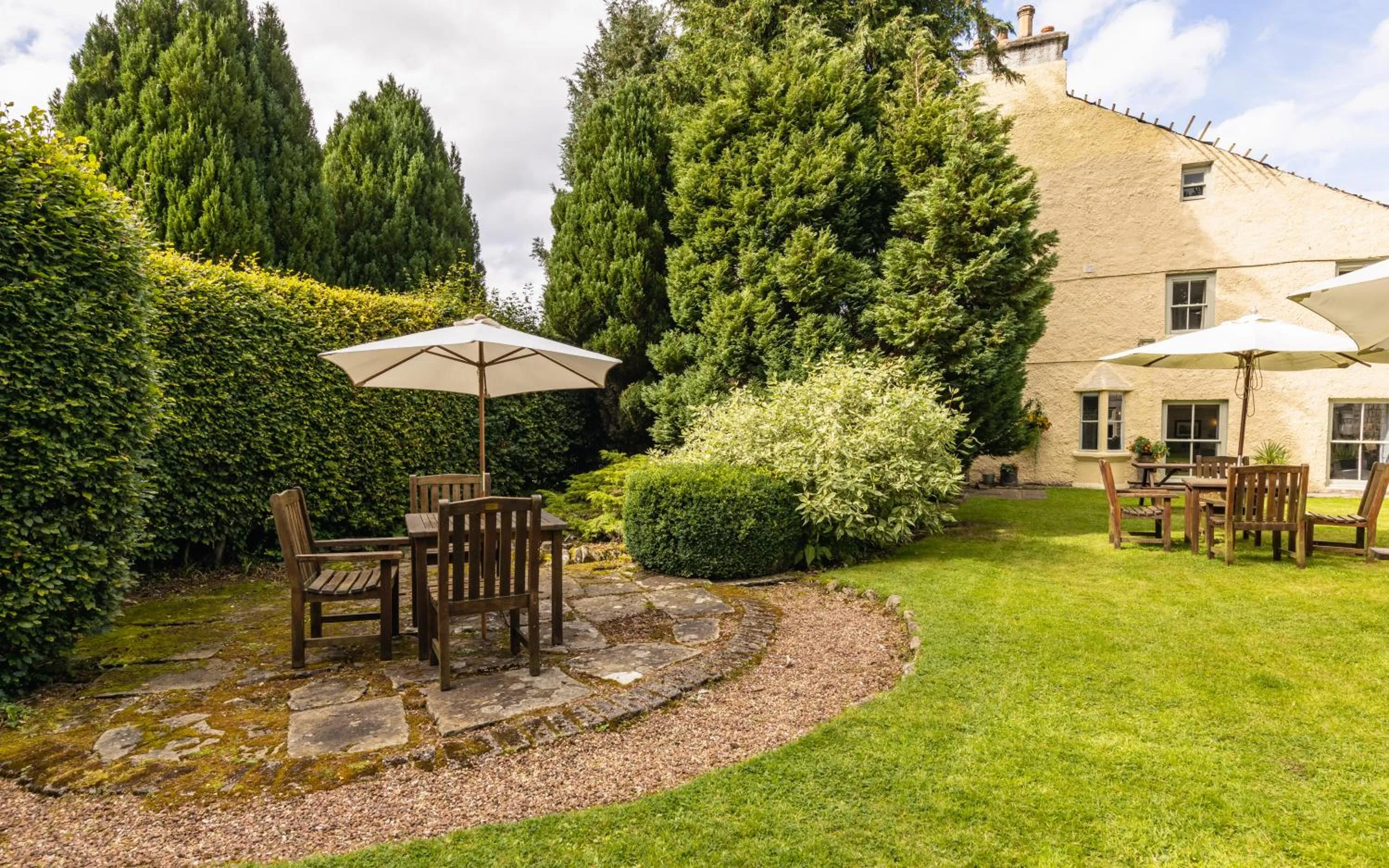 Patio in Alston House Hotel