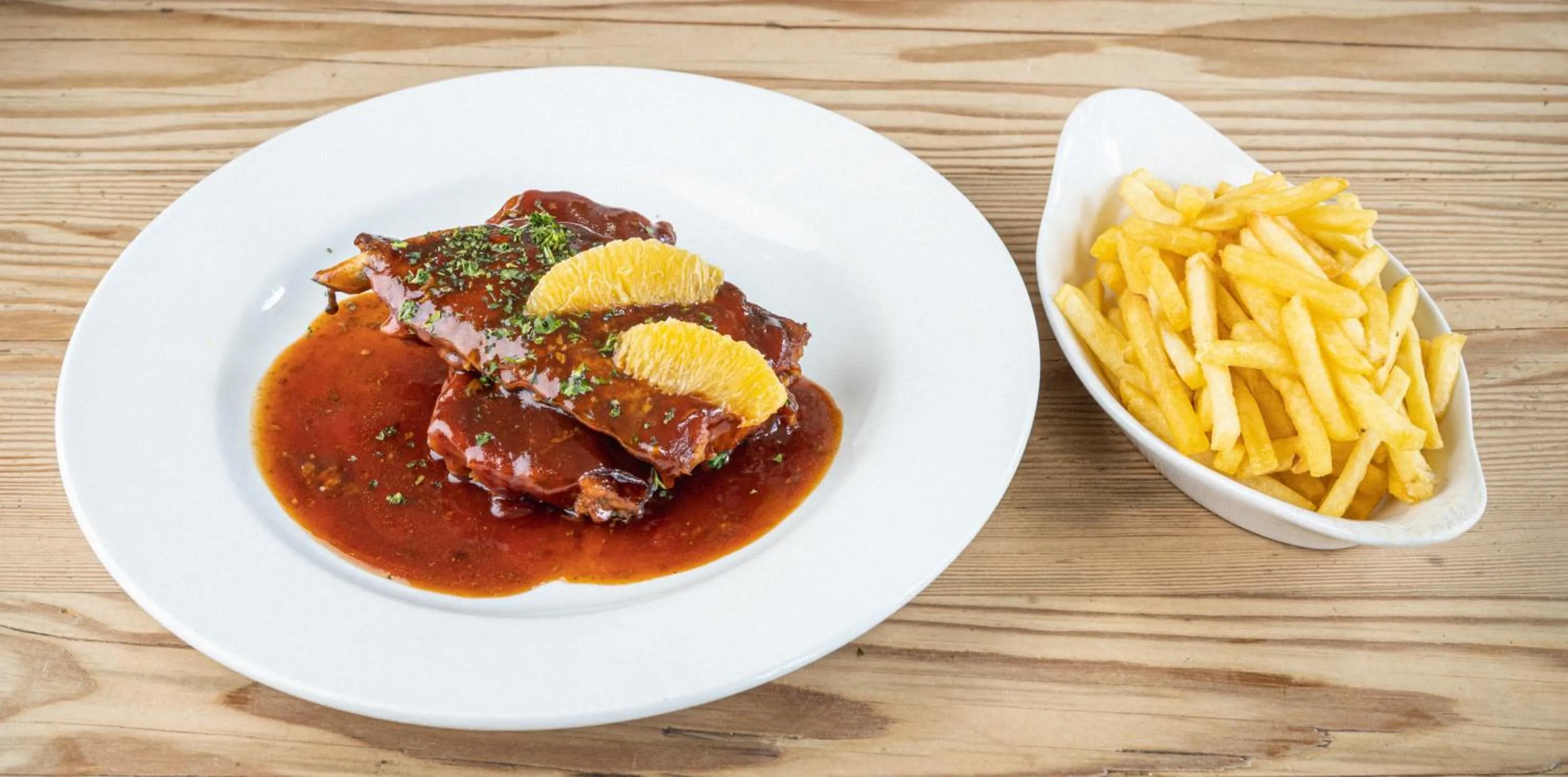 Food close-up in Alston House Hotel