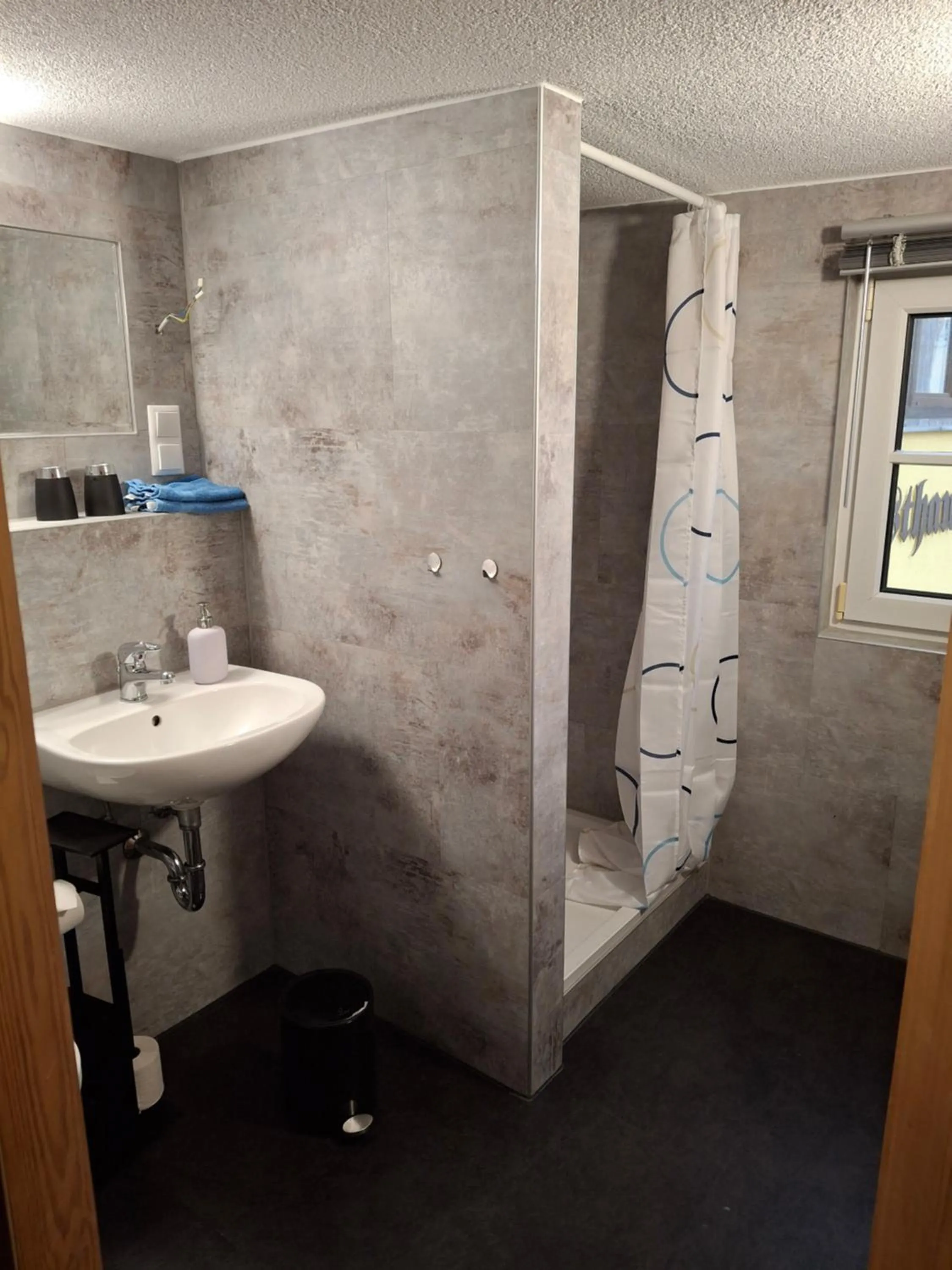 Shower in Gasthaus Stiller Fritz