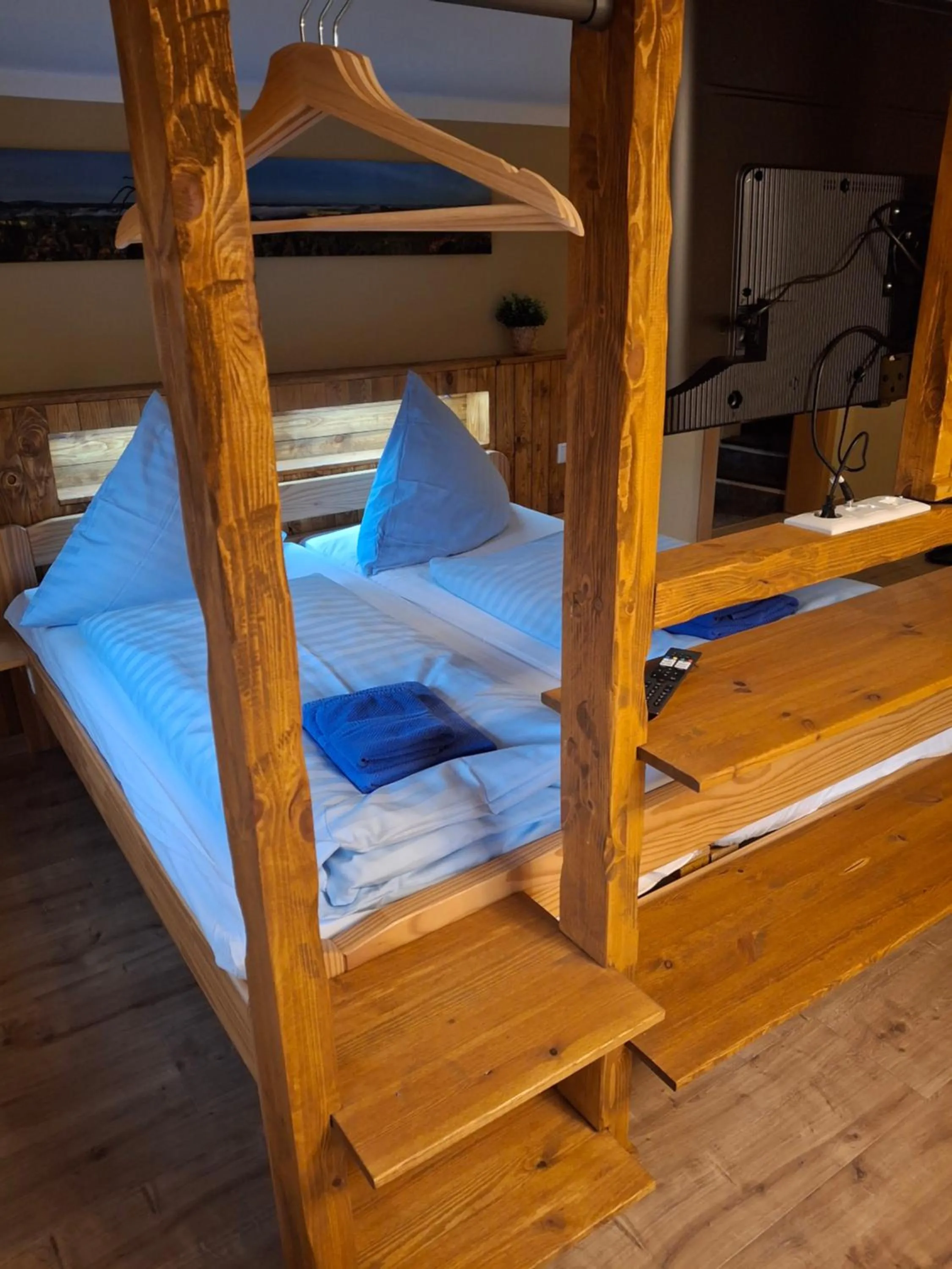 Bed in Gasthaus Stiller Fritz