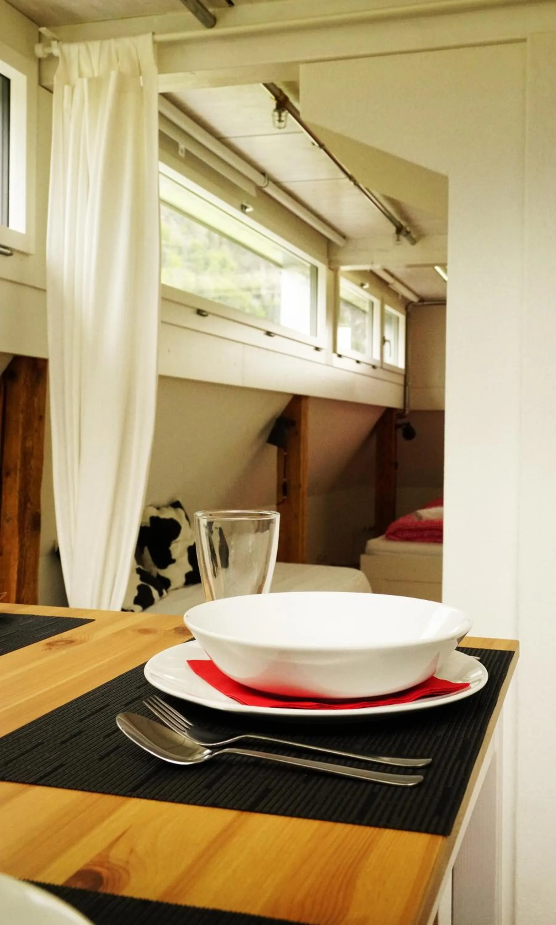 Decorative detail, Bed in Adventure Hostel Interlaken