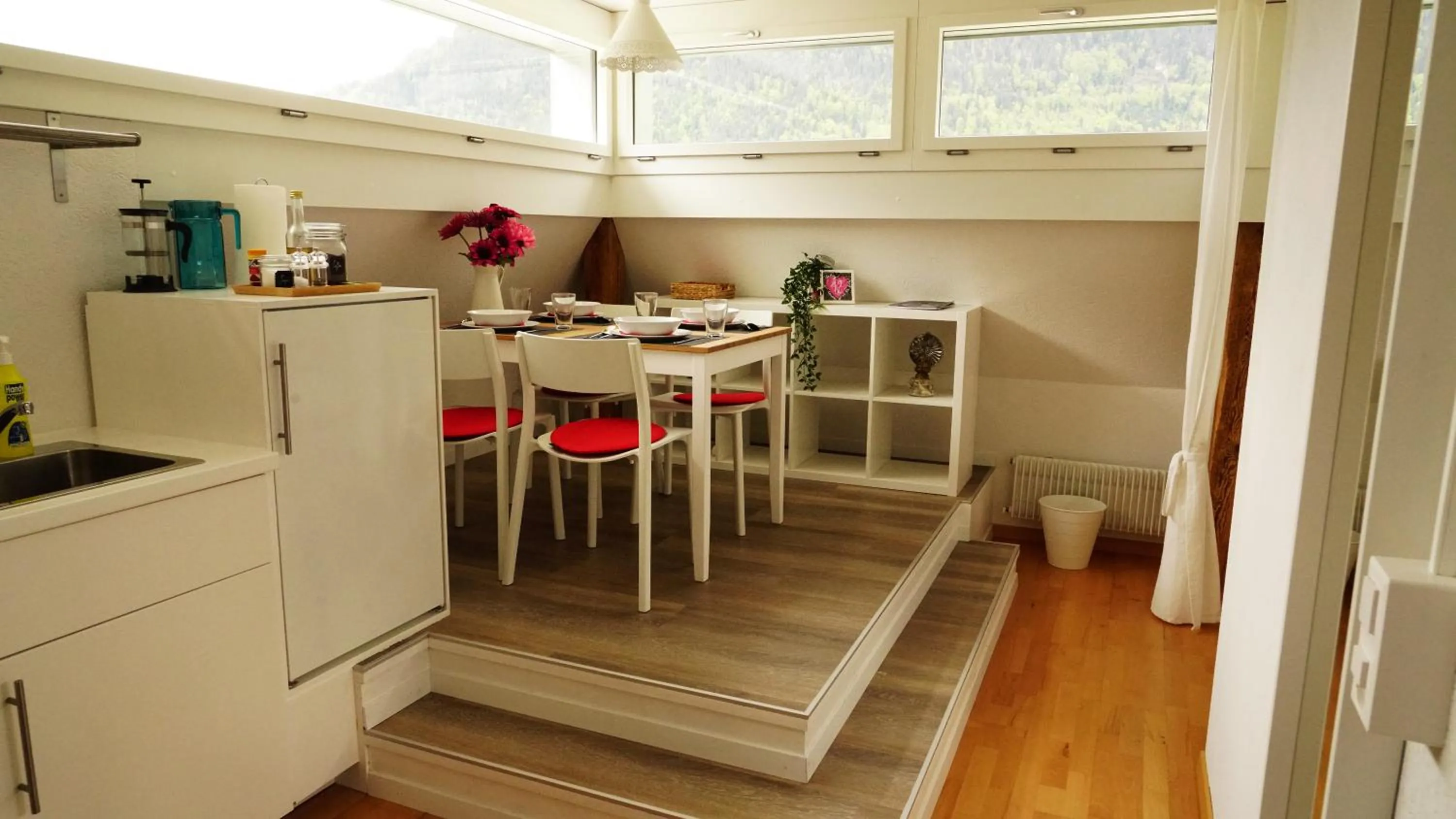 Kitchen or kitchenette in Adventure Hostel Interlaken