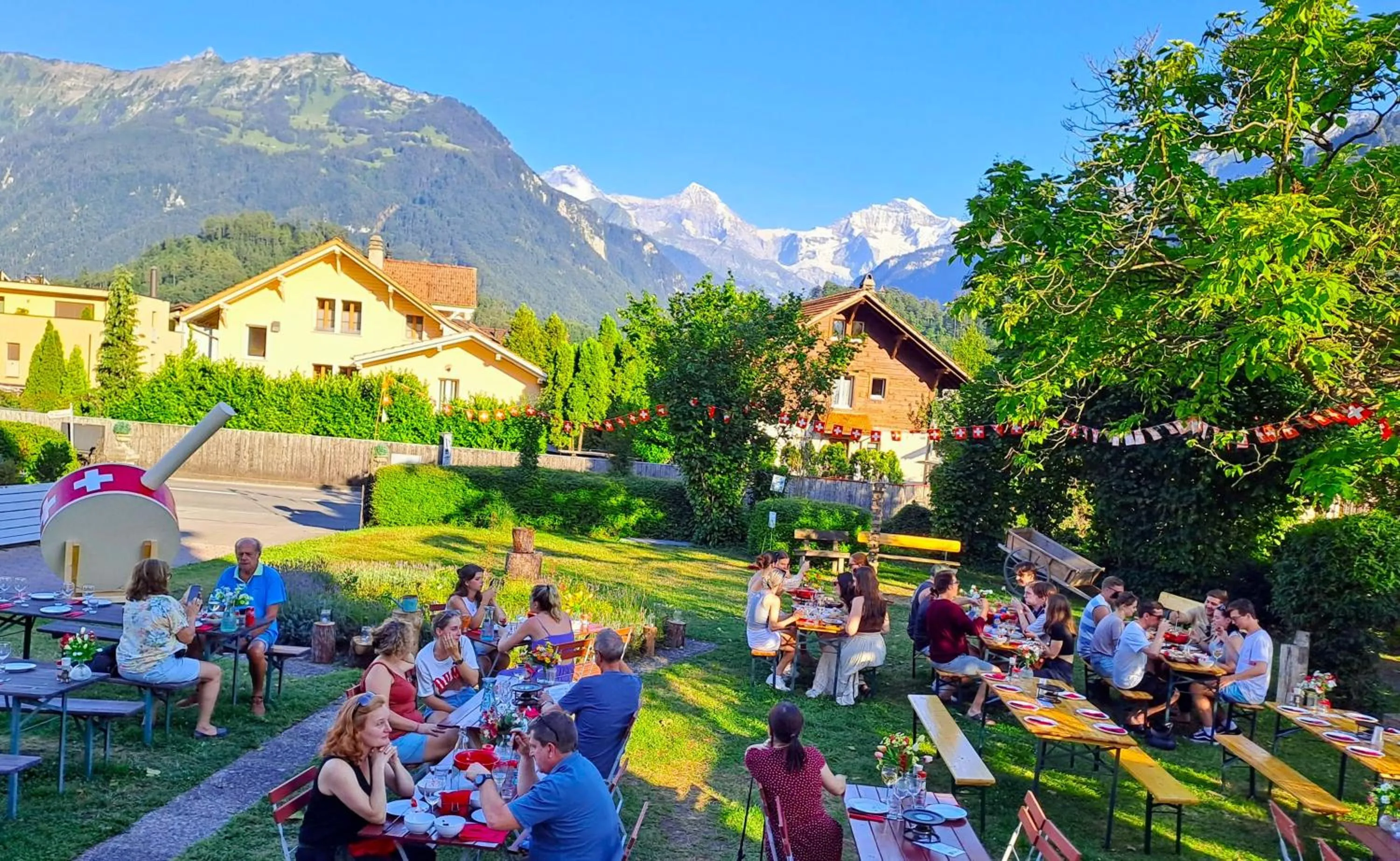 Restaurant/places to eat in Adventure Hostel Interlaken