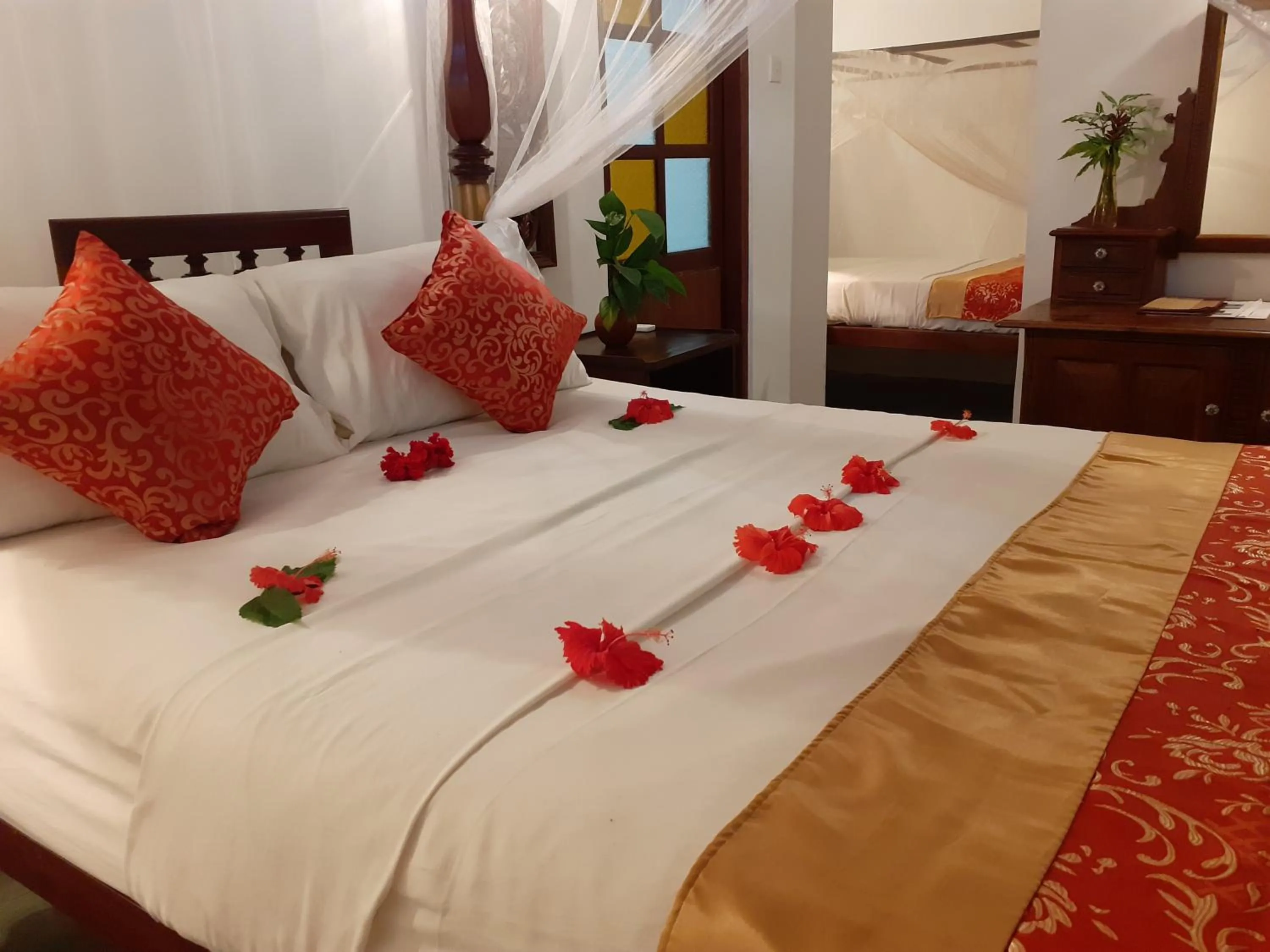 Bedroom, Bed in Nooit Gedacht Heritage Hotel (Original Dutch Governors House)