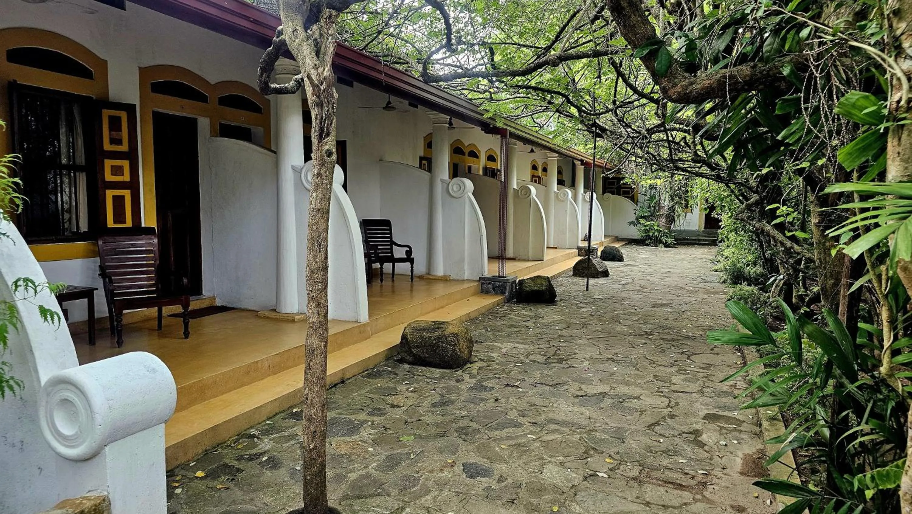 Property building in Nooit Gedacht Heritage Hotel (Original Dutch Governors House)