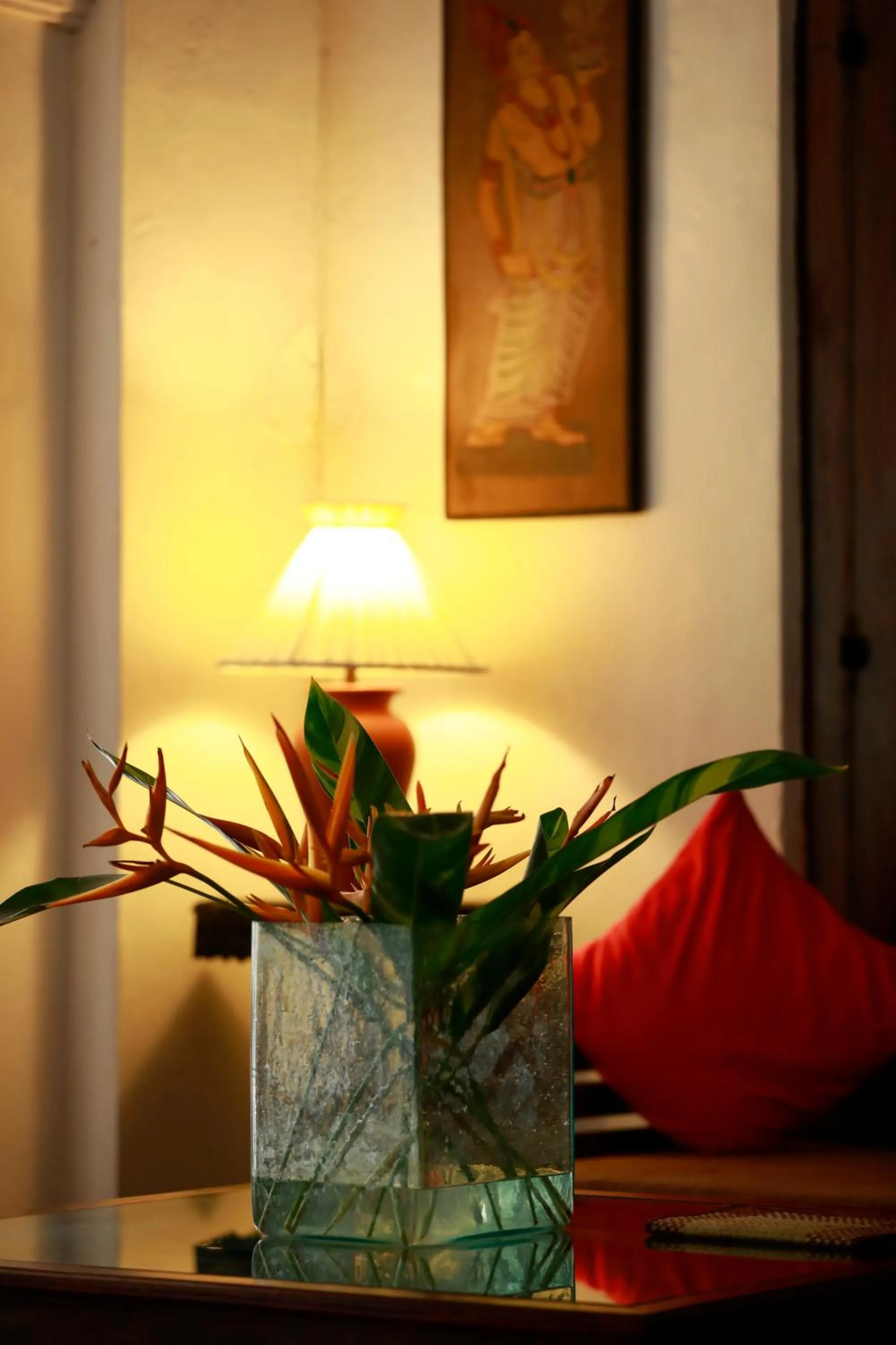 Decorative detail in Nooit Gedacht Heritage Hotel (Original Dutch Governors House)