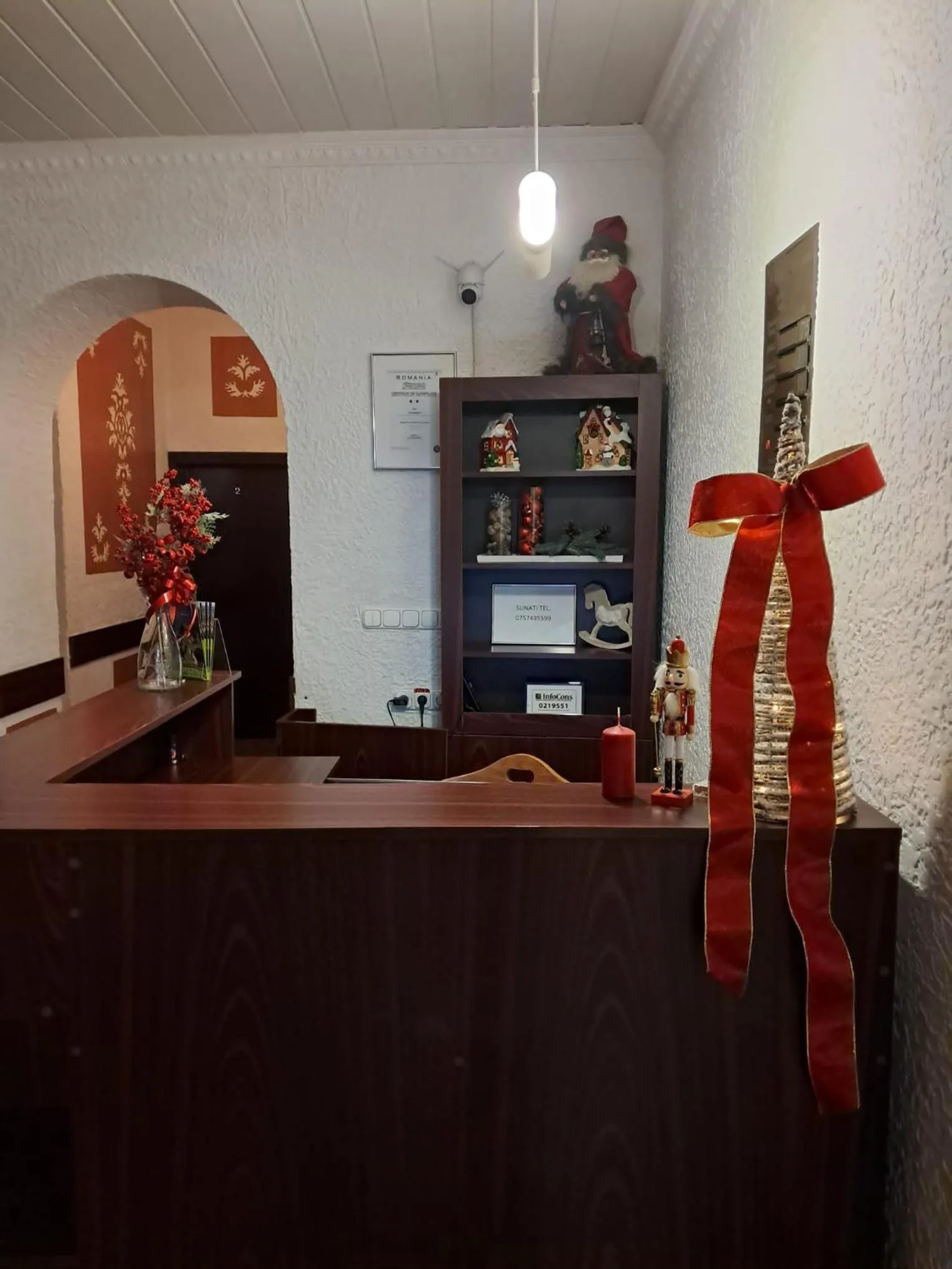 Lobby or reception in Hotel Claudiu