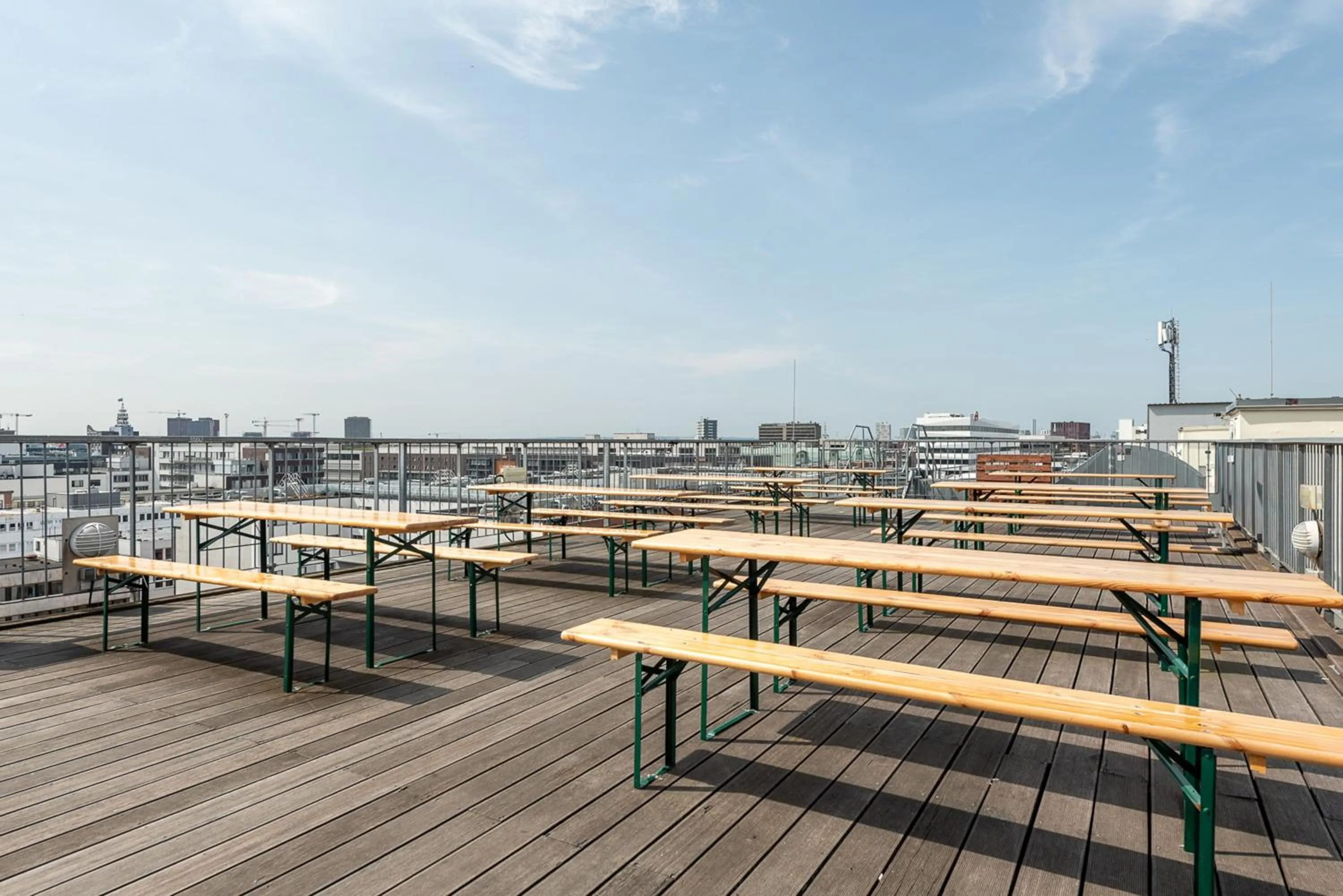 Balcony/Terrace in a&o Hamburg City