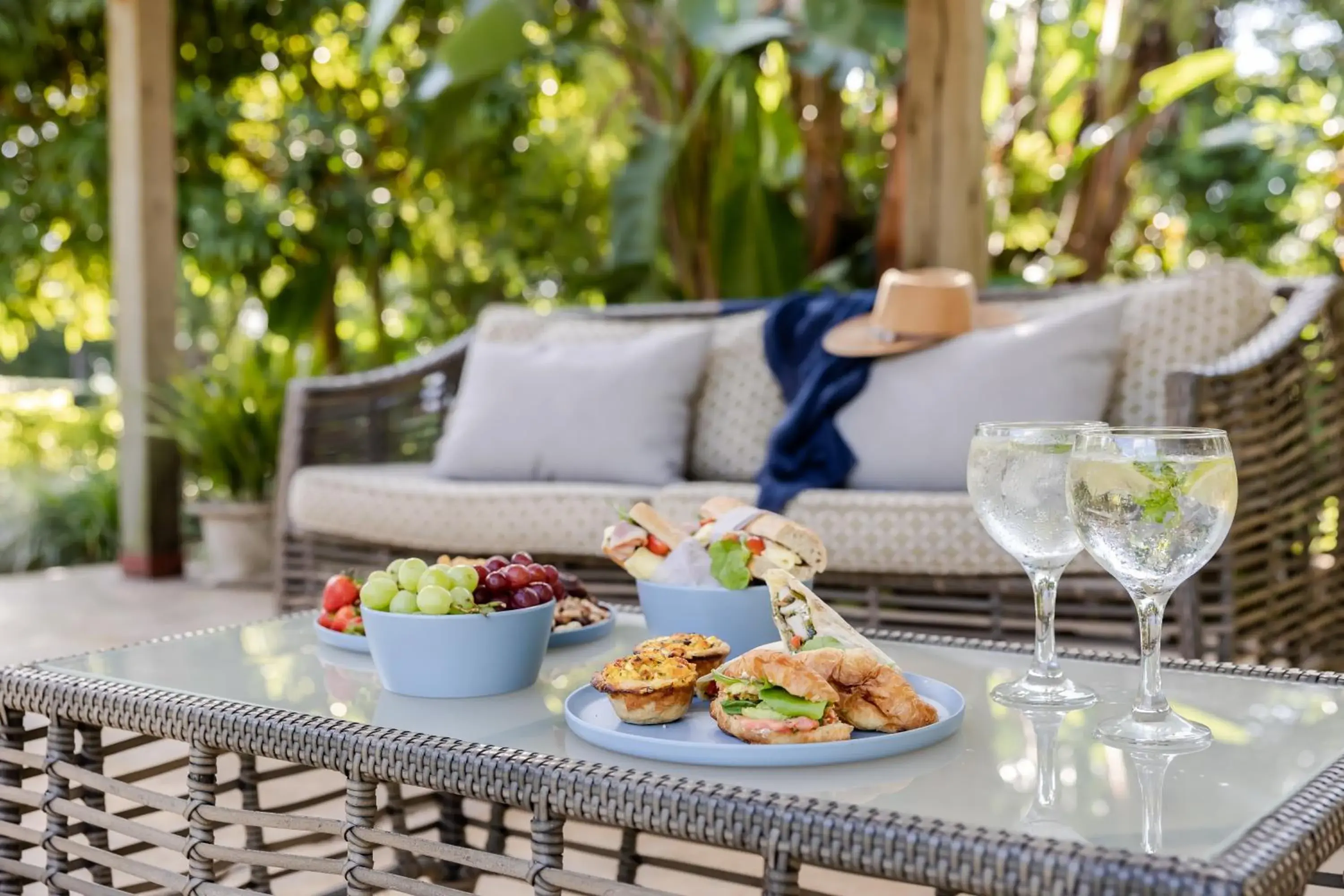 Garden view in Perry's Bridge Hollow Boutique Hotel Garden view in Perry's Bridge Hollow Boutique Hotel