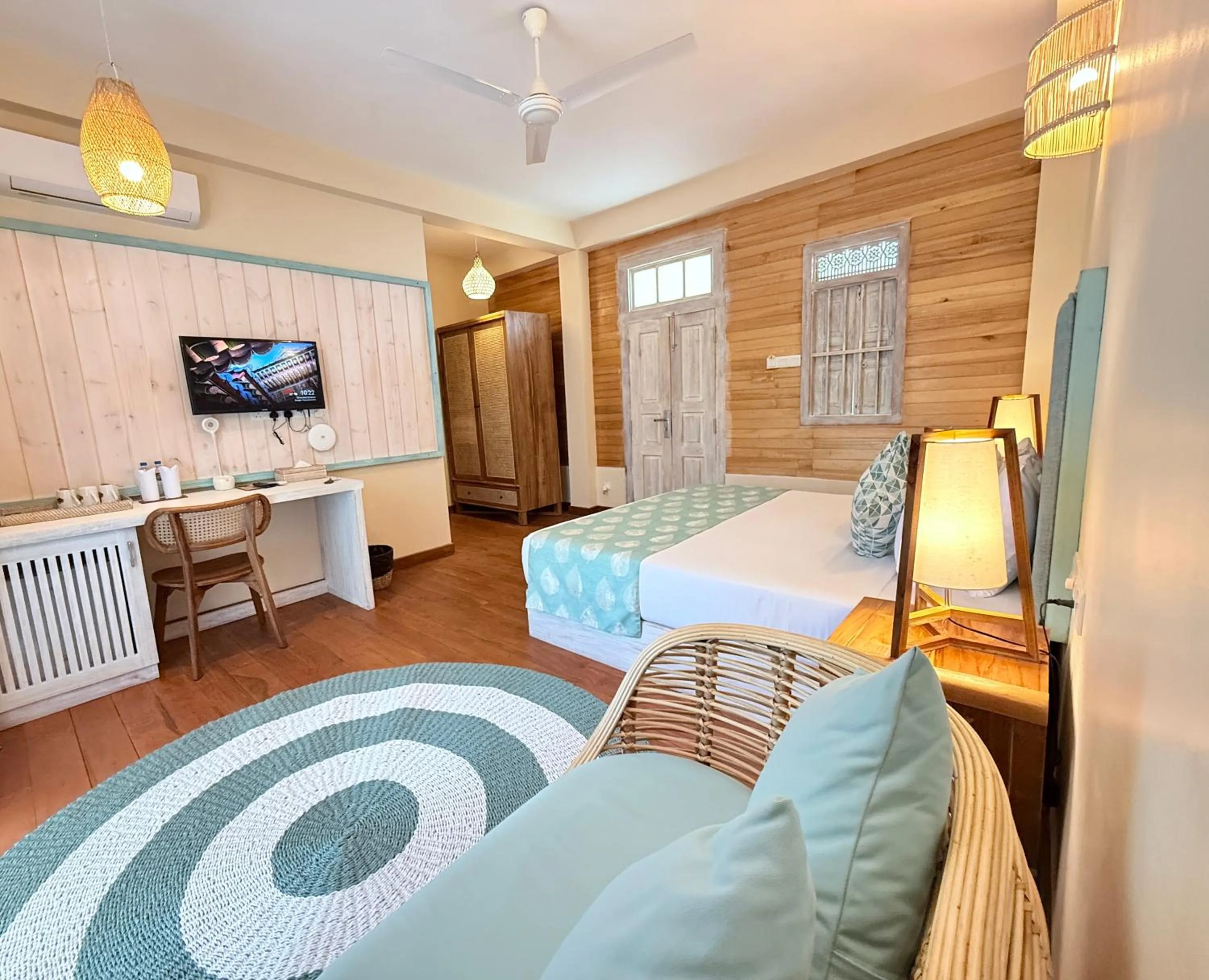 Bedroom, Bed in Thaproban Beach House