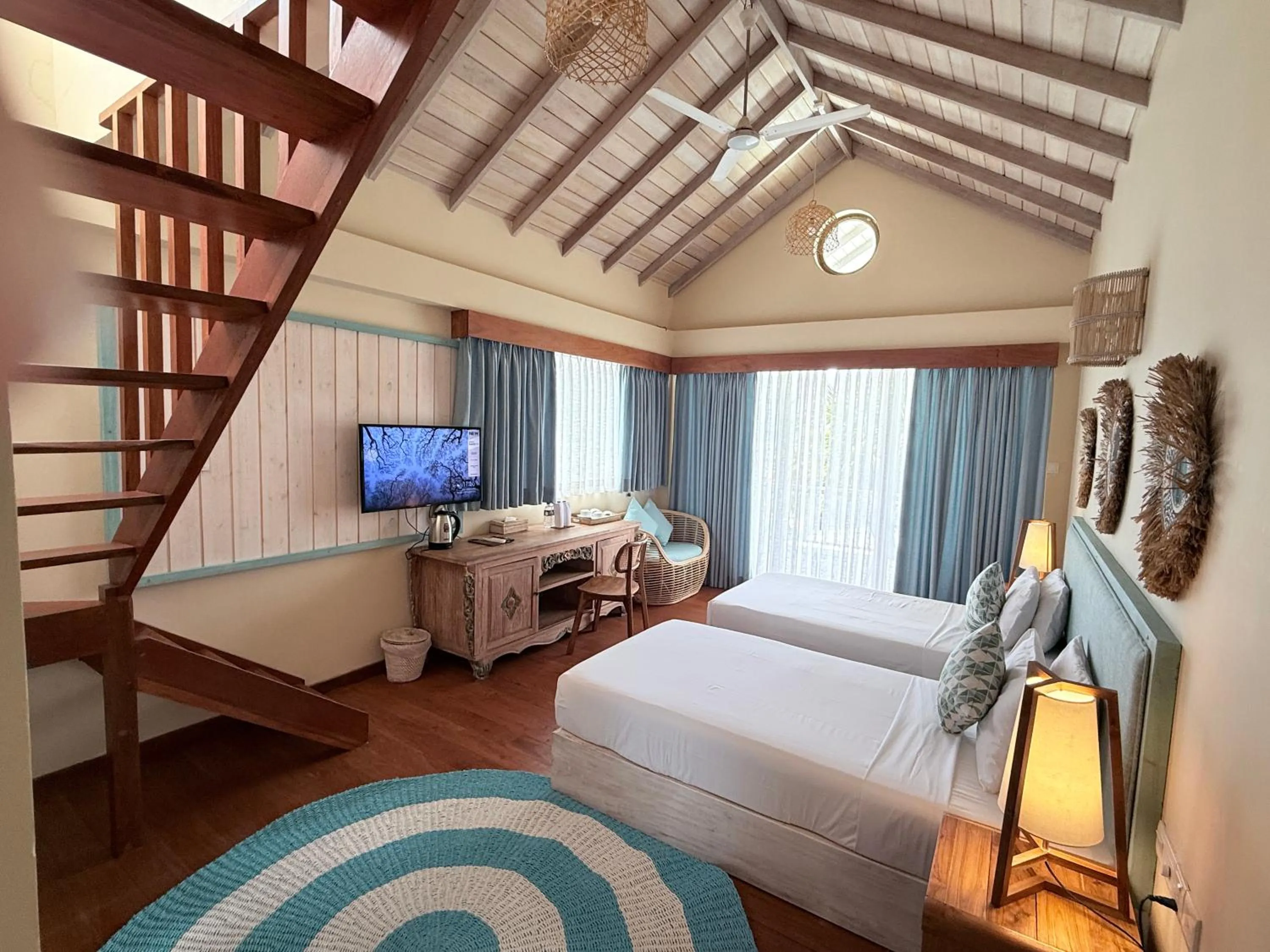 Bedroom, Bed in Thaproban Beach House