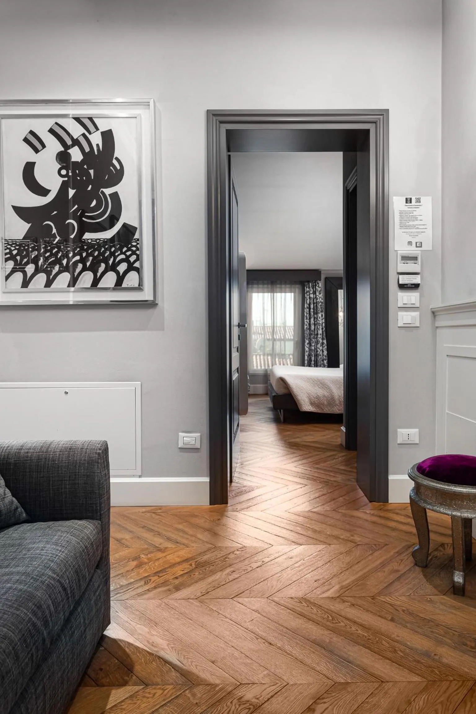 Living room, Bed in CasaDodici