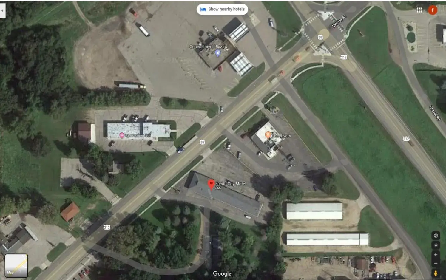 Bird's eye view in Fiesta City Motel Bird's eye view in Fiesta City Motel