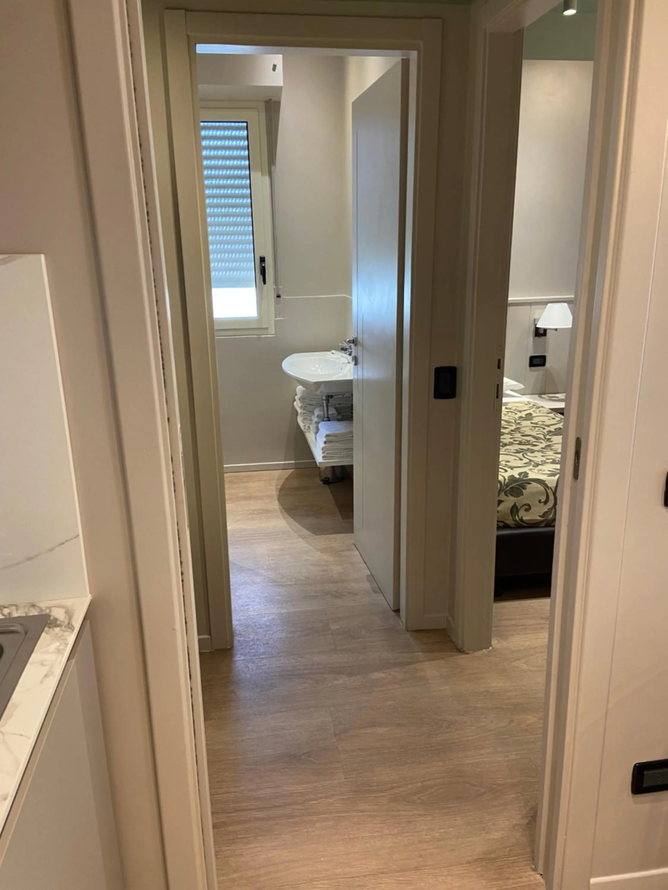 View (from property/room), Bed in Residence Aida