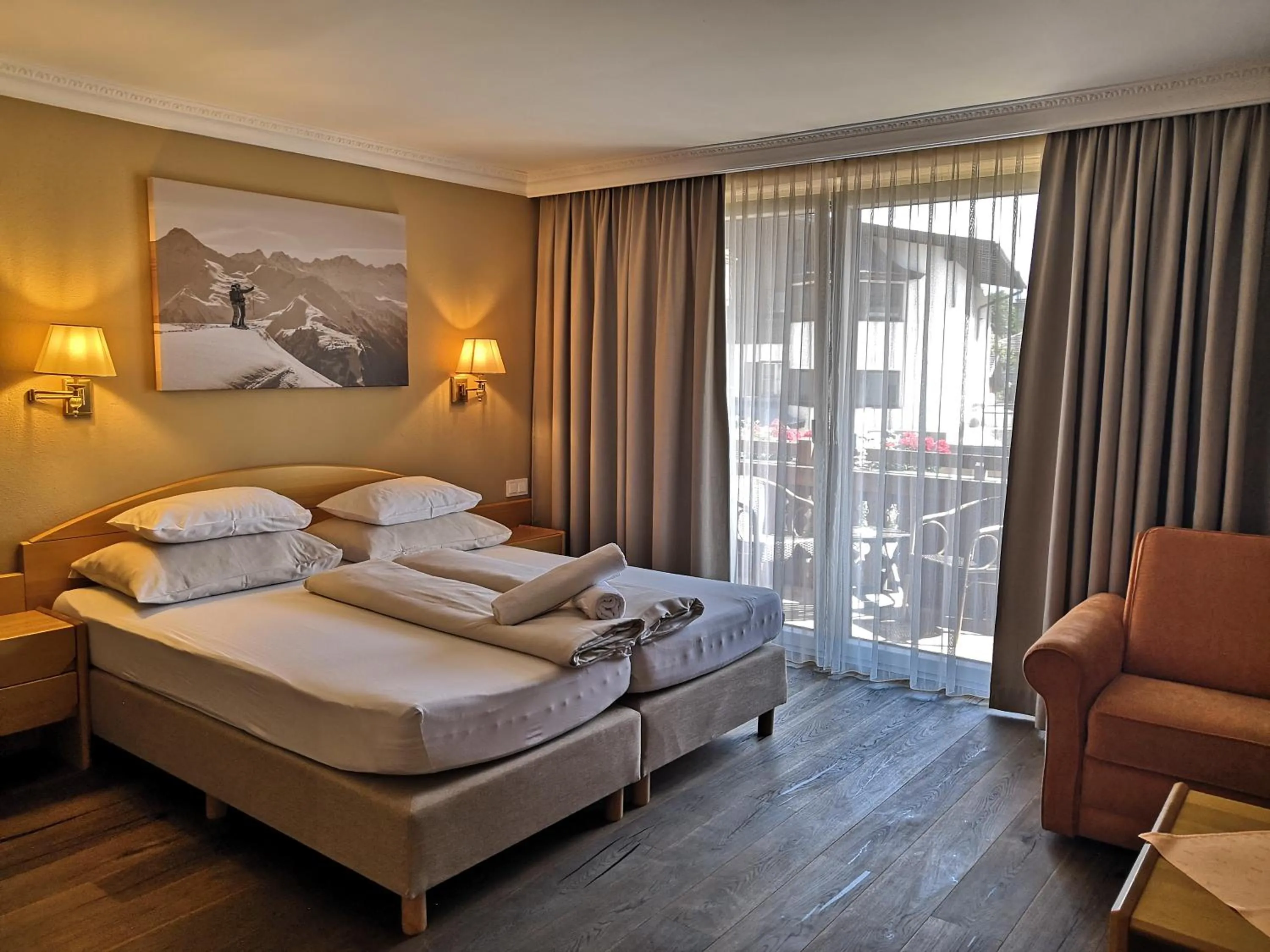 Photo of the whole room, Bed in SCOL Sporthotel Zillertal