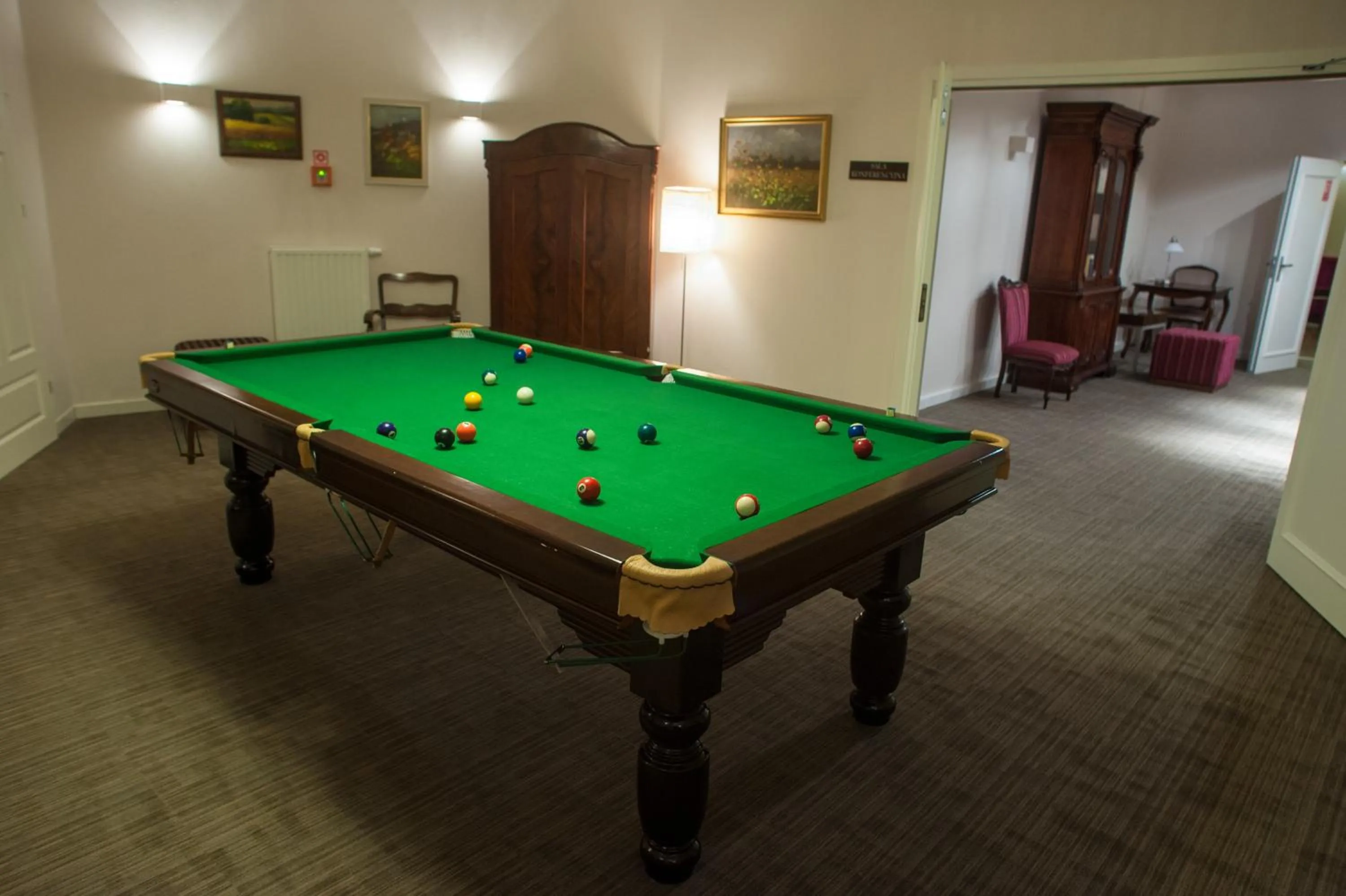 Billiard in Hotel Kazimierzówka