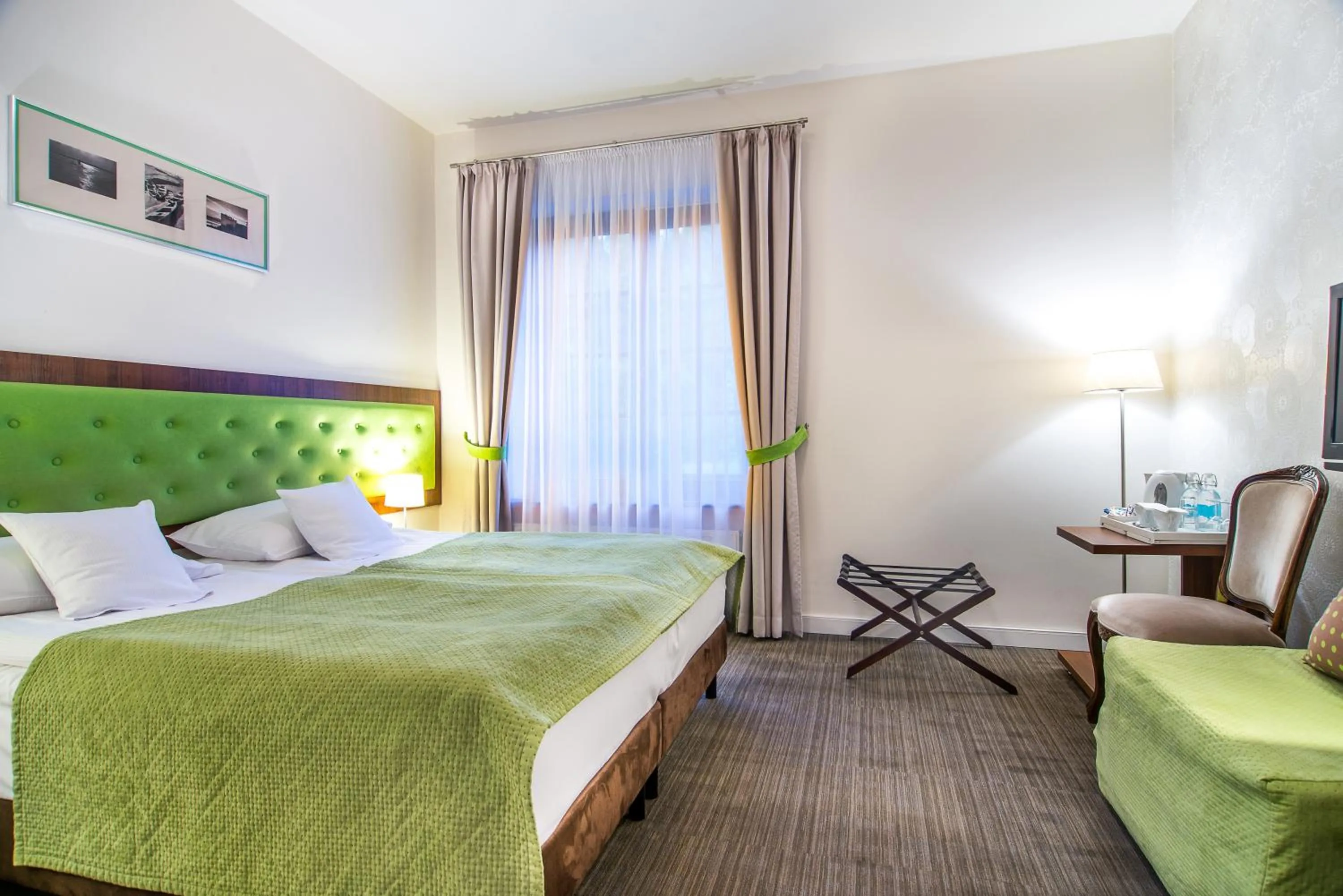 Bed in Hotel Kazimierzówka